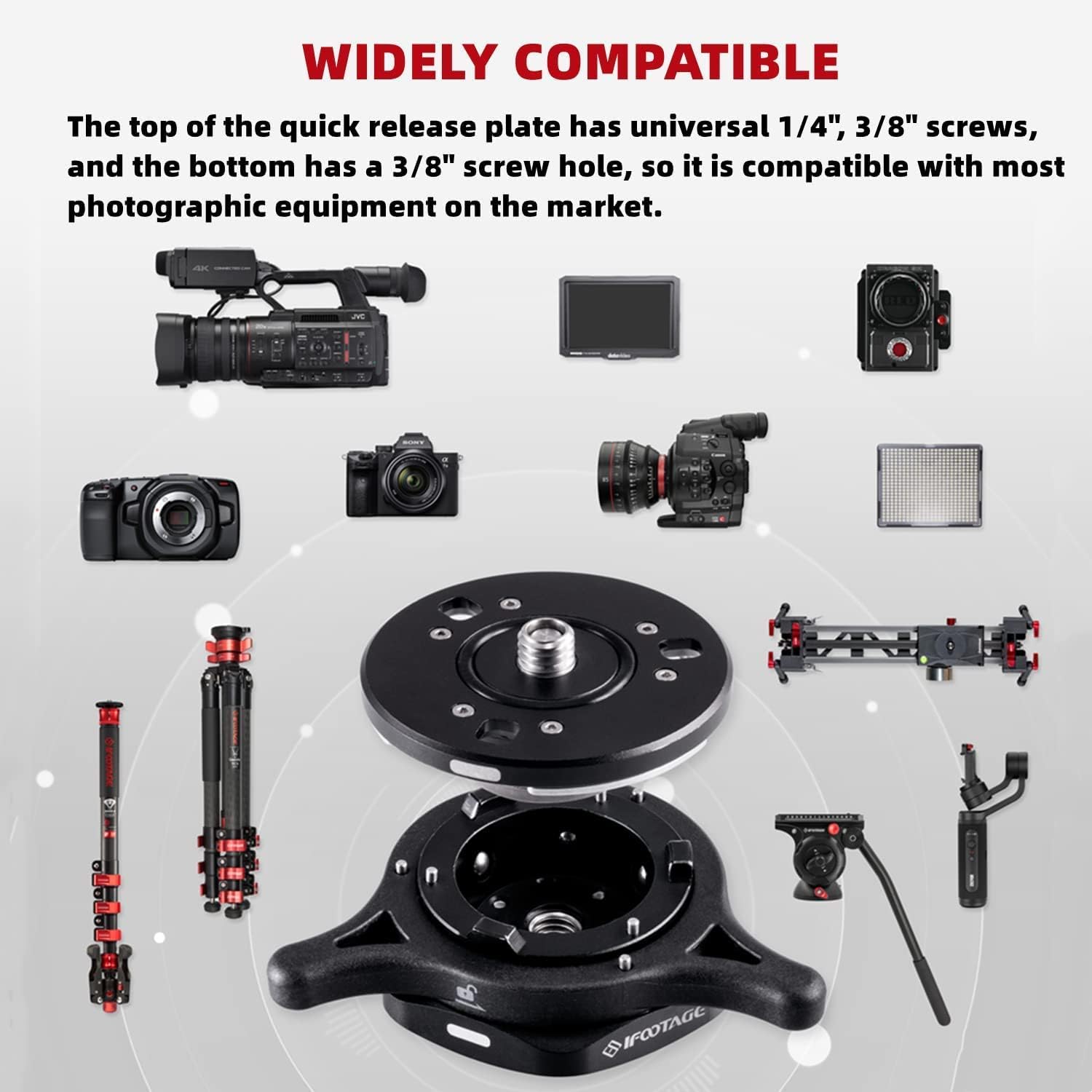 Ifootage Q1S Seastar Quick Release per Treppiede - immagine 3