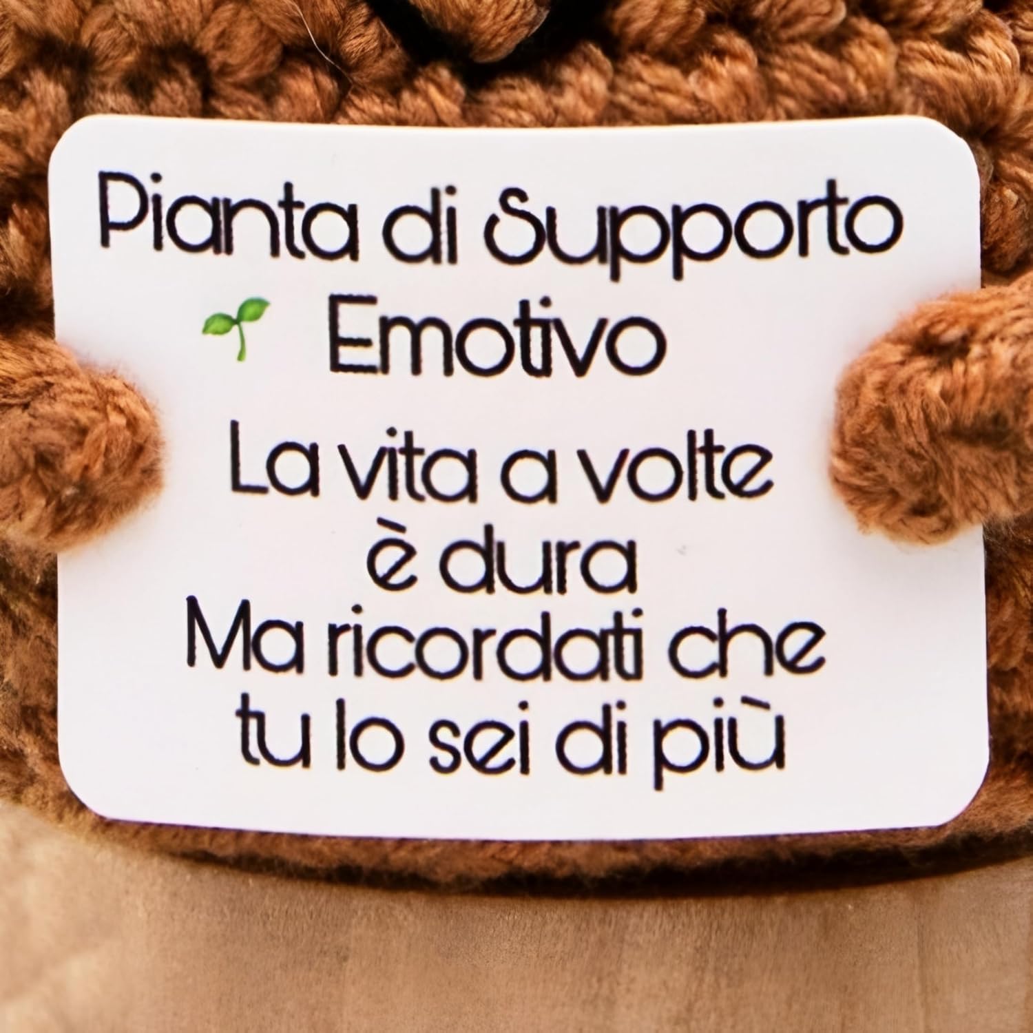 Regalo Girasole di Supporto Emotivo all'Uncinetto - immagine 4