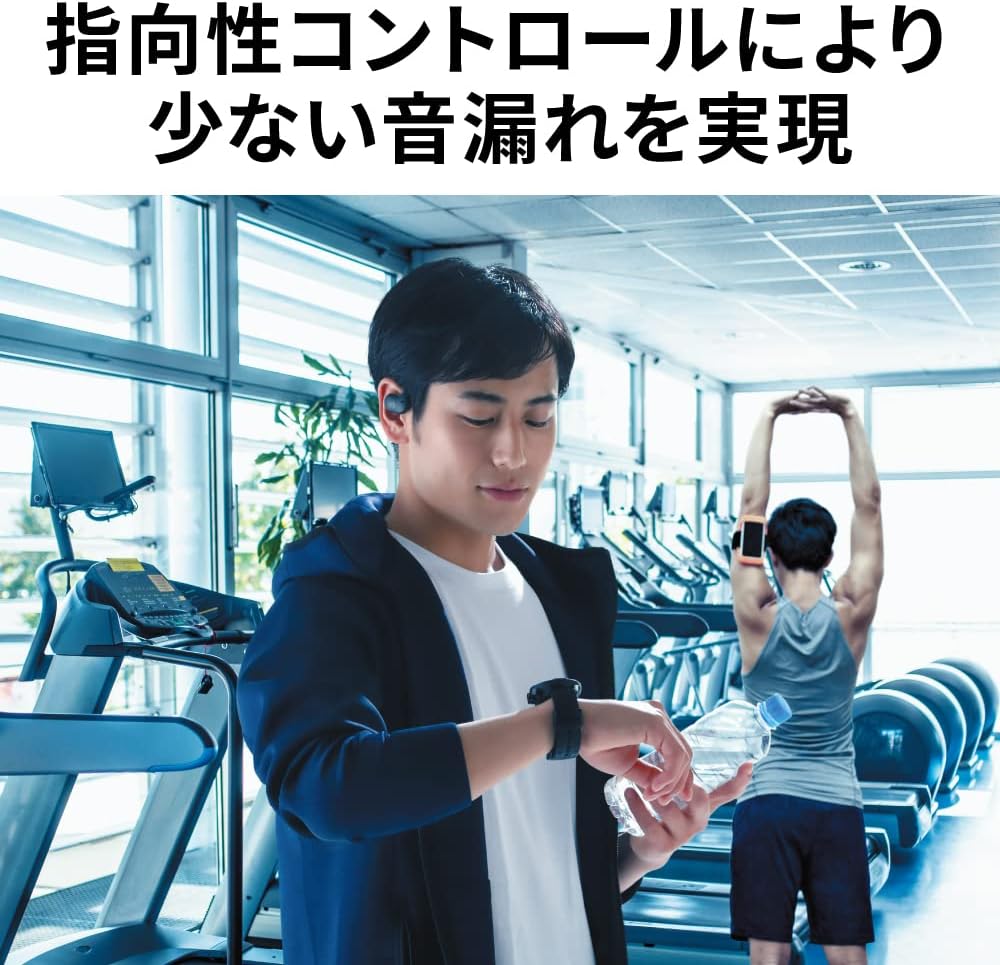 Jvc Nearphones - Auricolari True Wireless Open Ear, Blu - immagine 6