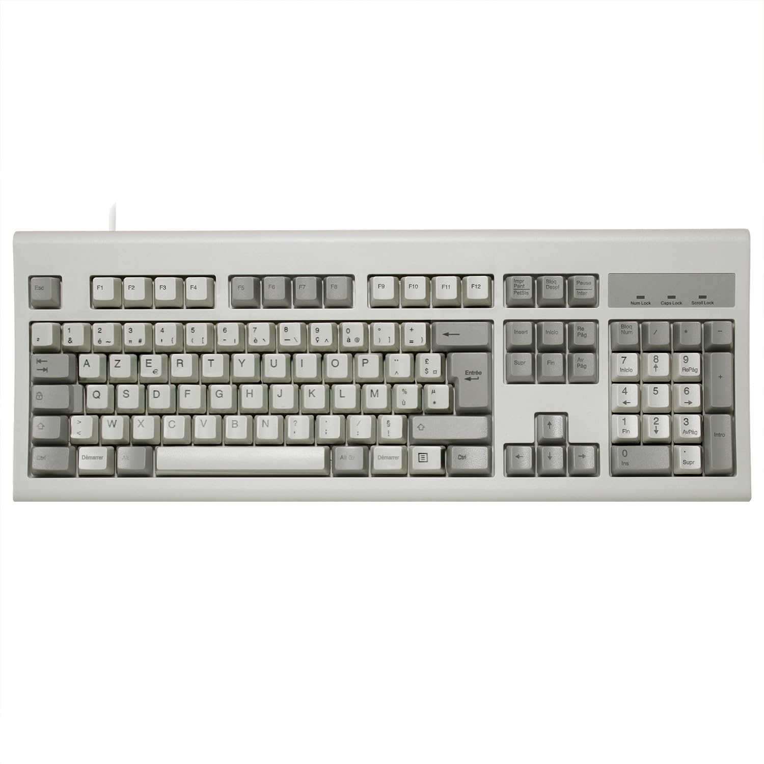 Perixx PERIBOARD-106 - Tastiera Cablata USB, AZERTY