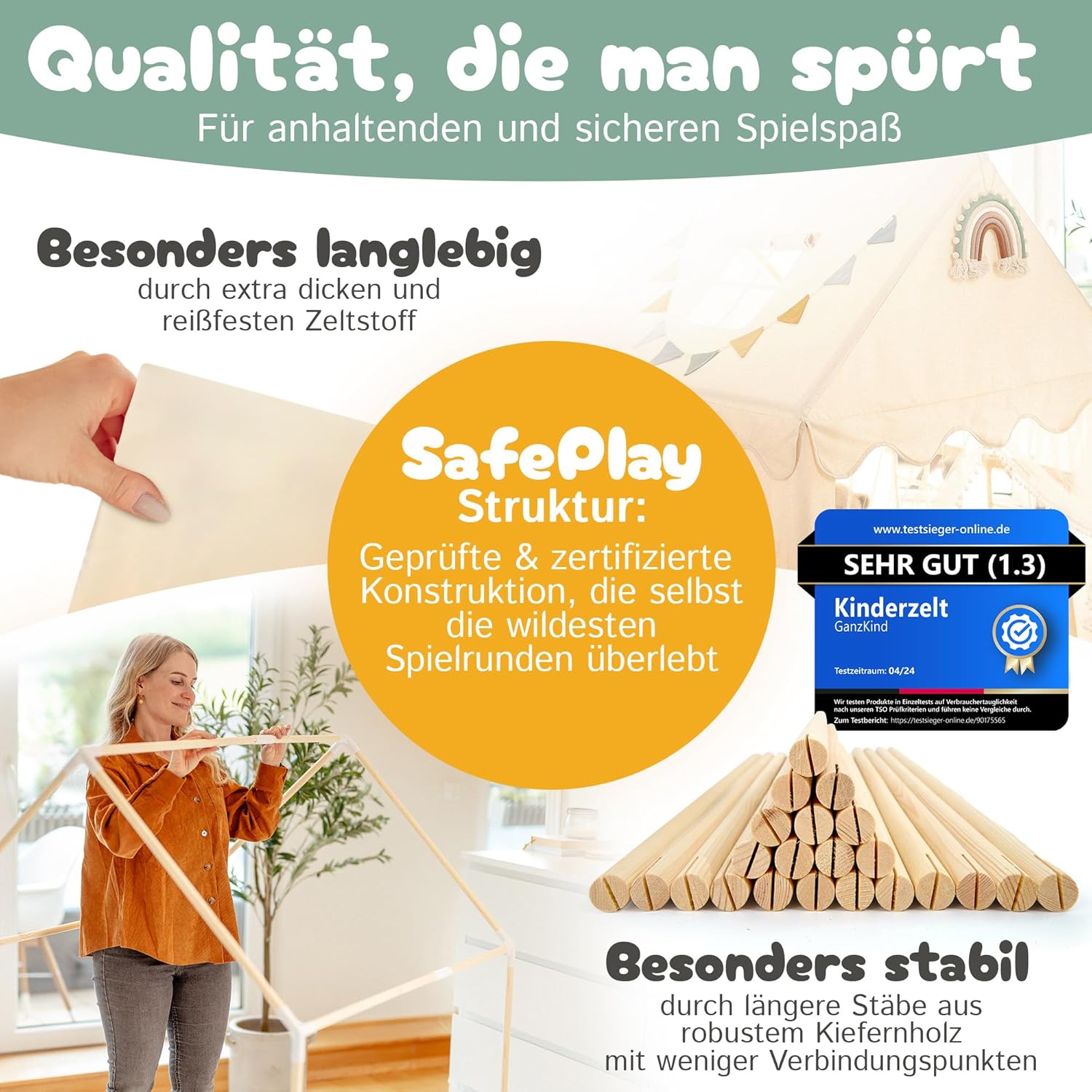 Ganzkind® Casetta Giocattolo per Bambini - immagine 2