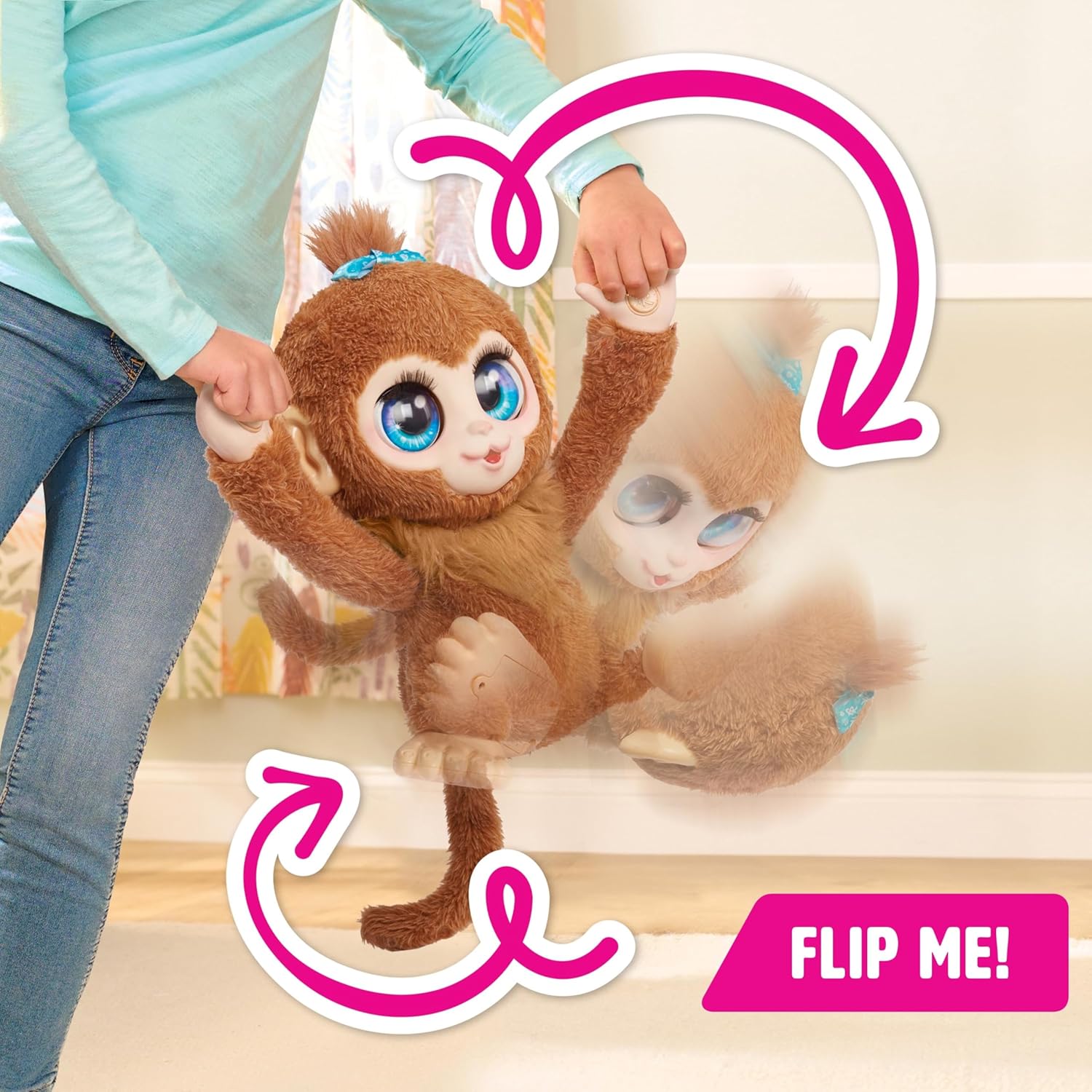 Just Play Peluche interattivo FurReal Peanut the Playful Monkey - immagine 4