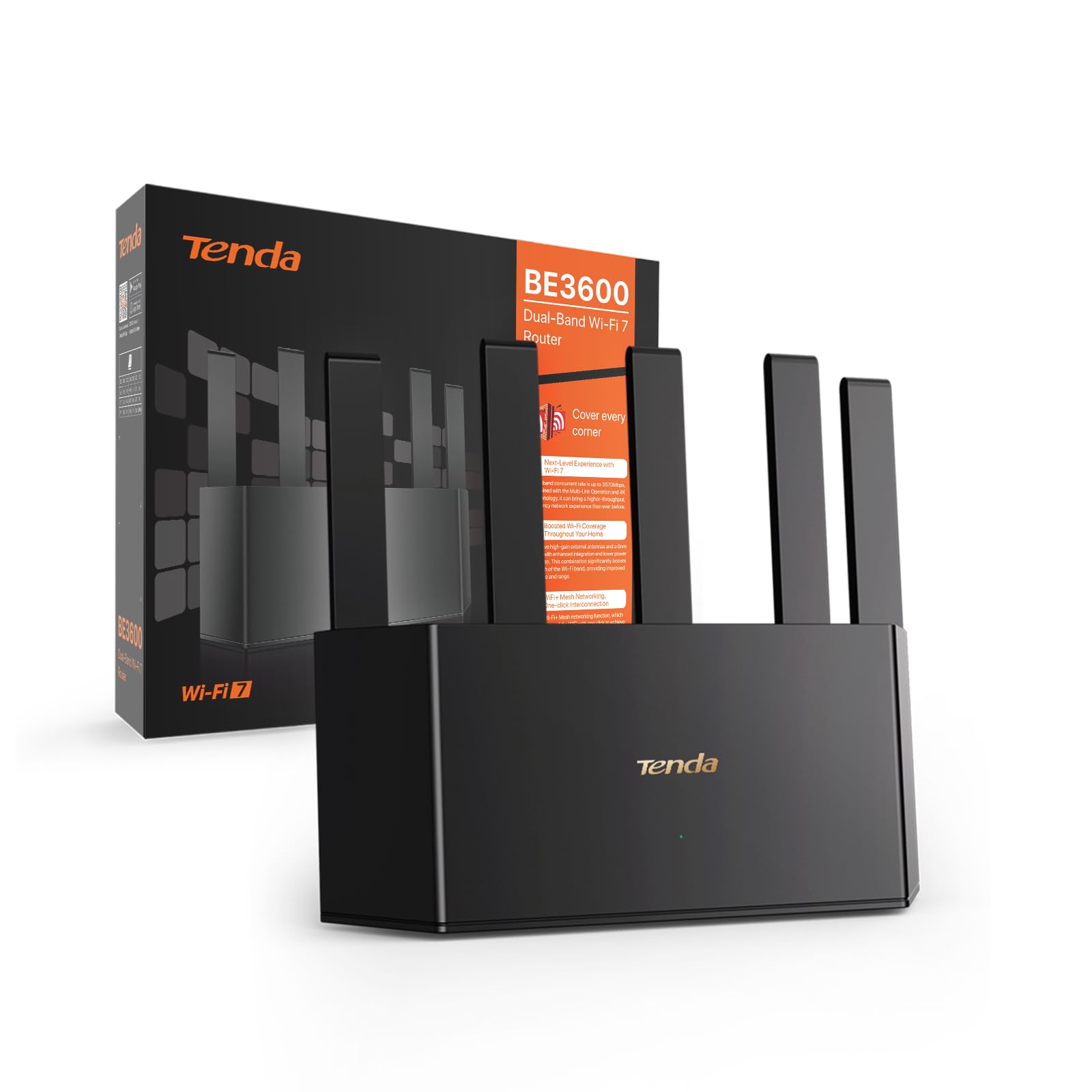 Tenda RE3L Router Wi-Fi 7 BE3600 Dual-Band