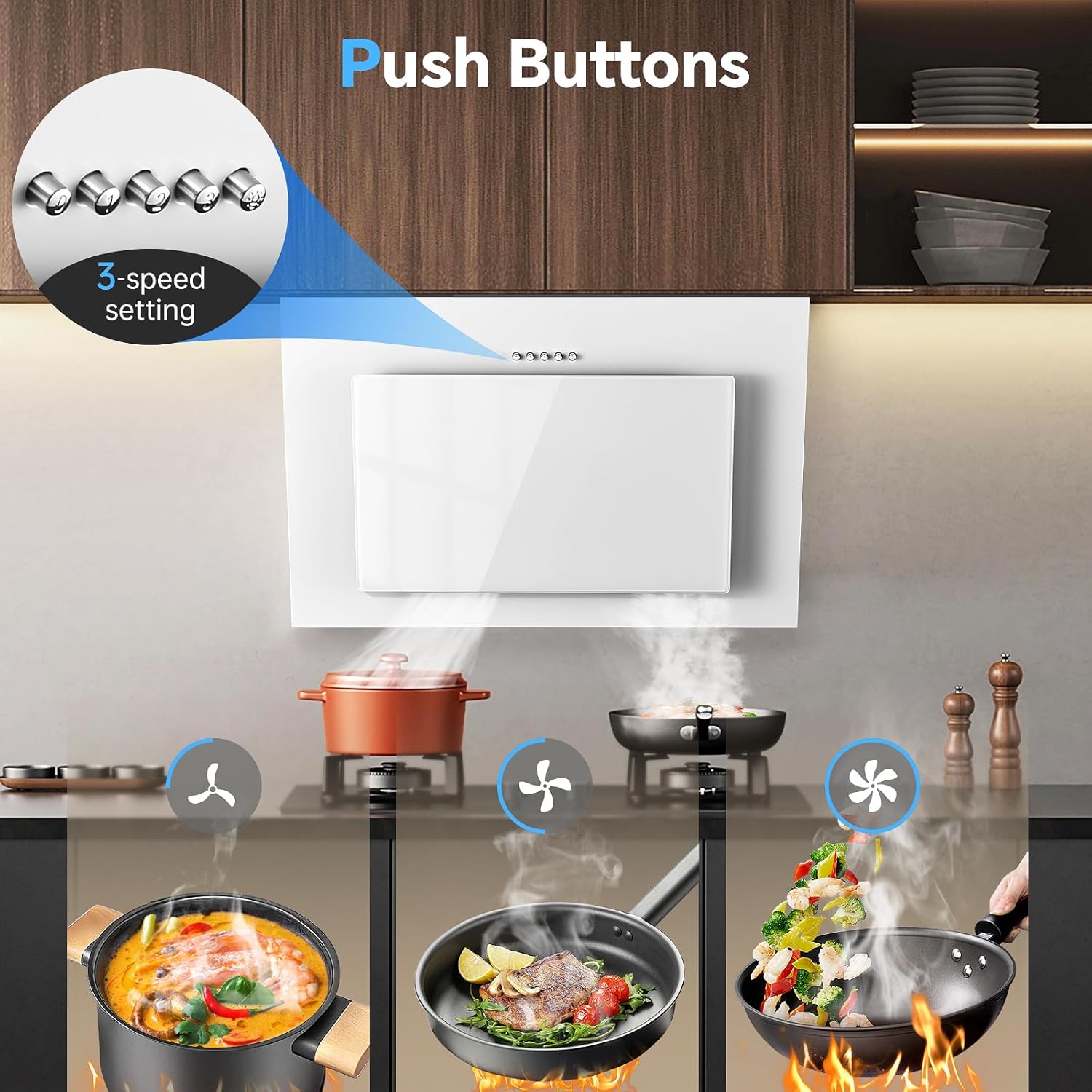 Cappa Aspirante Topstrong Inclinata 60cm Classe A++ - immagine 6