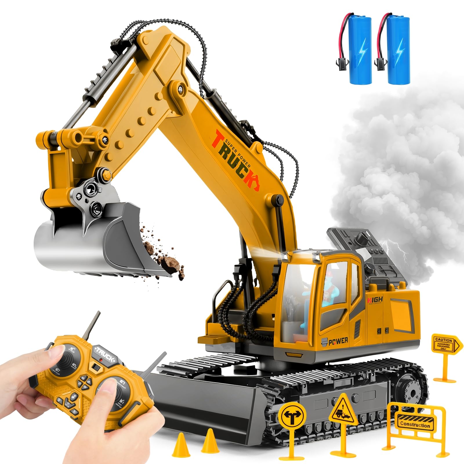 Escavatore Radiocomandato 17 Canali con Pala Metallica