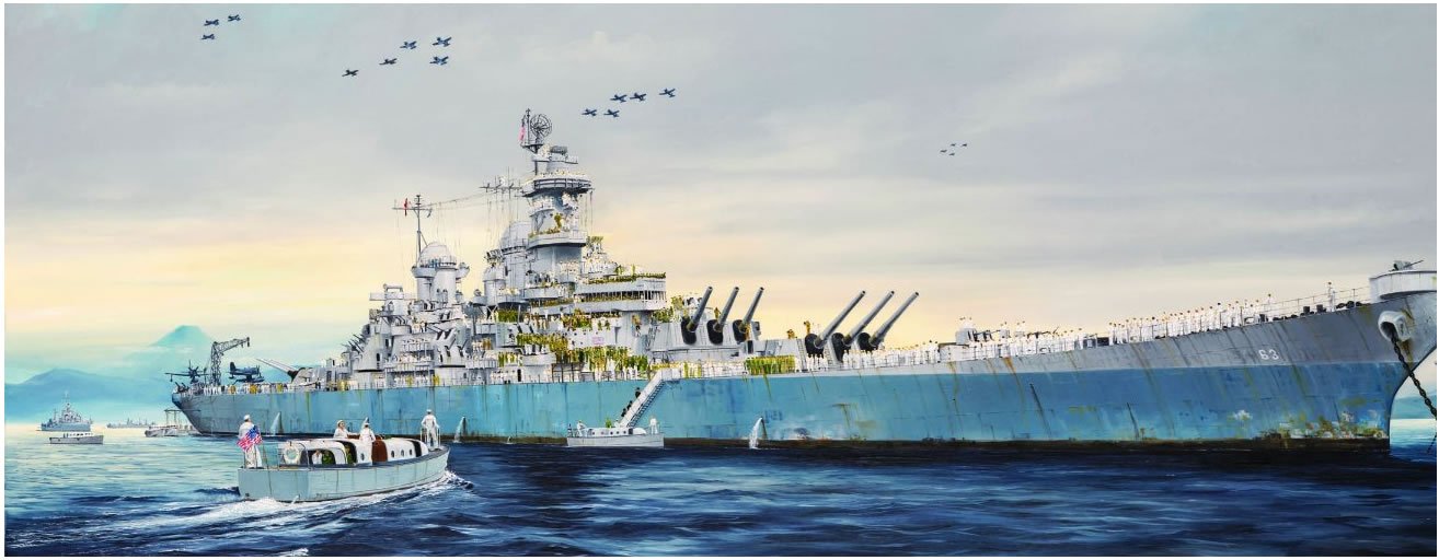 Model plastikowy USS Missouri BB-63