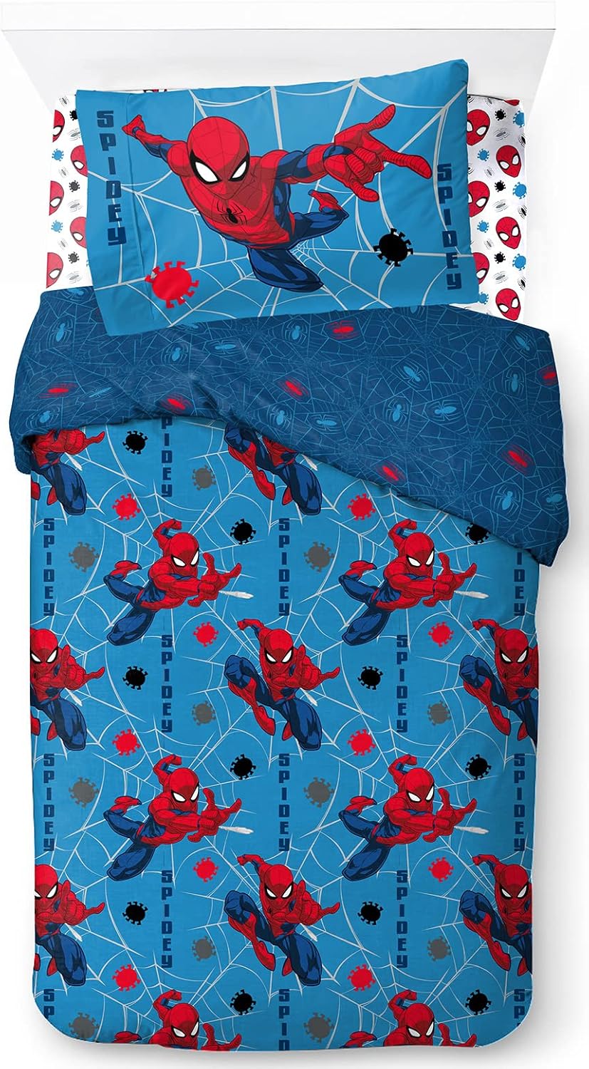 Jay Franco Marvel Spiderman Set Biancheria Letto Singolo - immagine 1