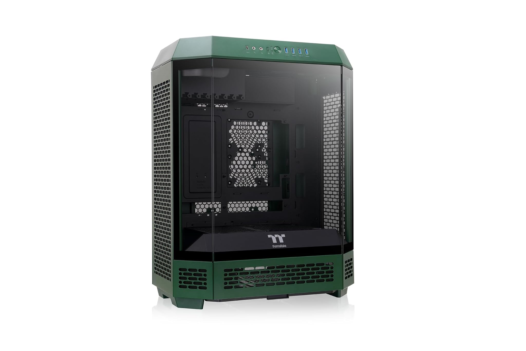 Thermaltake The Tower 600 Mid Tower Chassis | Connettori nascosti | Racing Green
