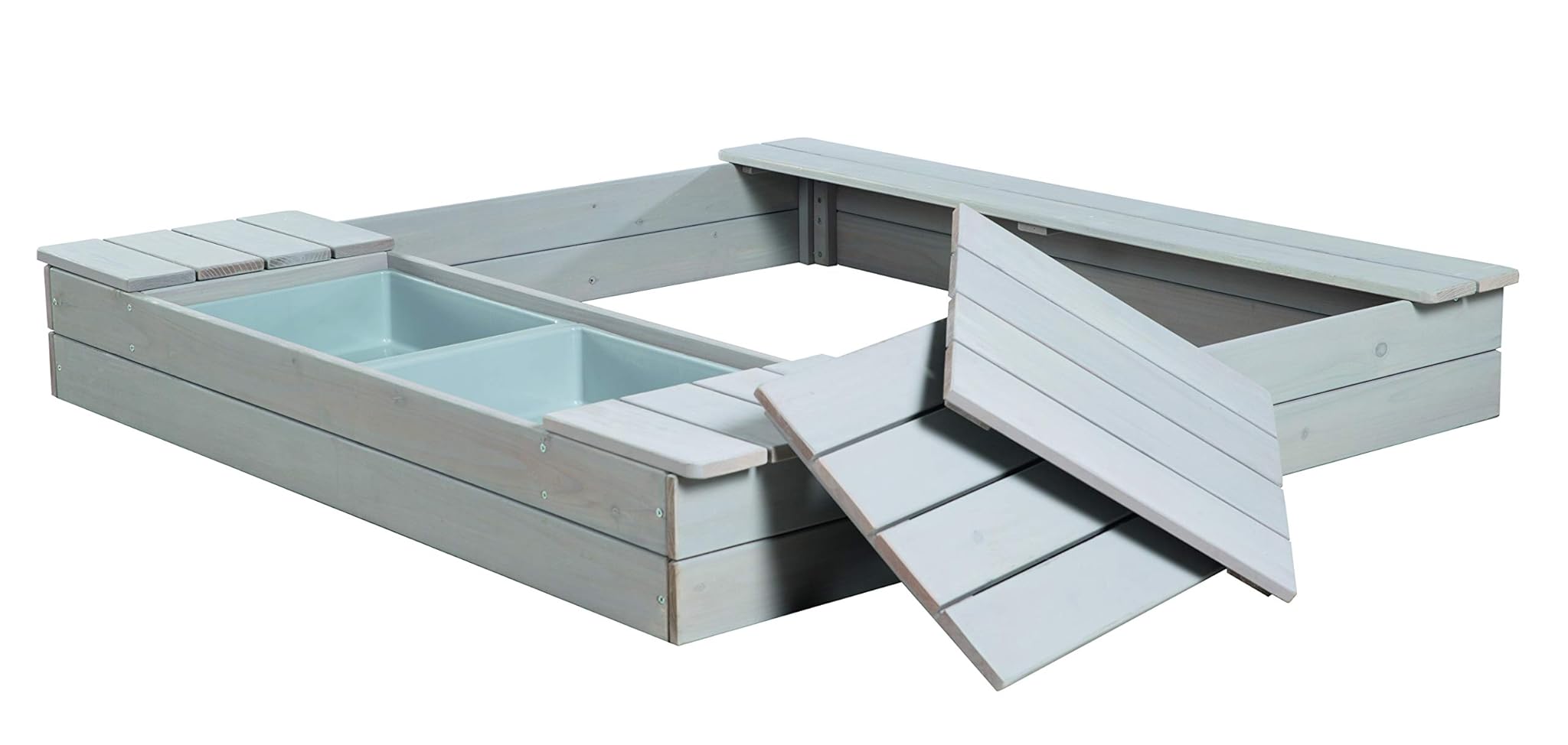 Roba Sabbiera per Bambini in Legno Grigio