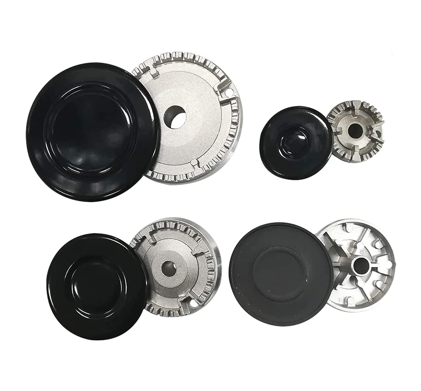 Kit Cappellotti + Spartifiamma 8pz per Piani Cottura