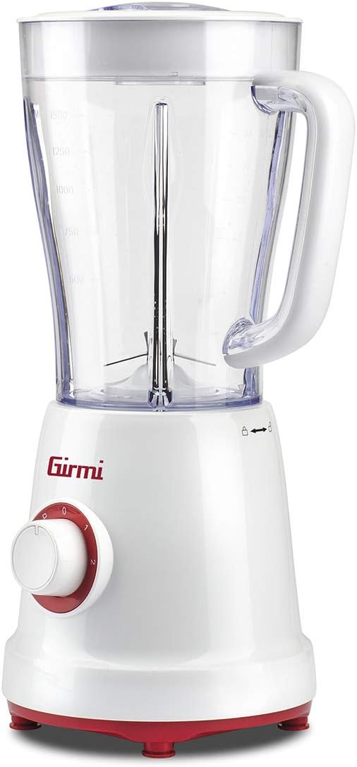 Girmi FR46 Frullatore Elettrico 1.5L, Bianco/Rosso - immagine 1