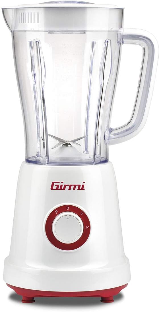 Girmi FR46 Frullatore Elettrico 1.5L, Bianco/Rosso - immagine 2