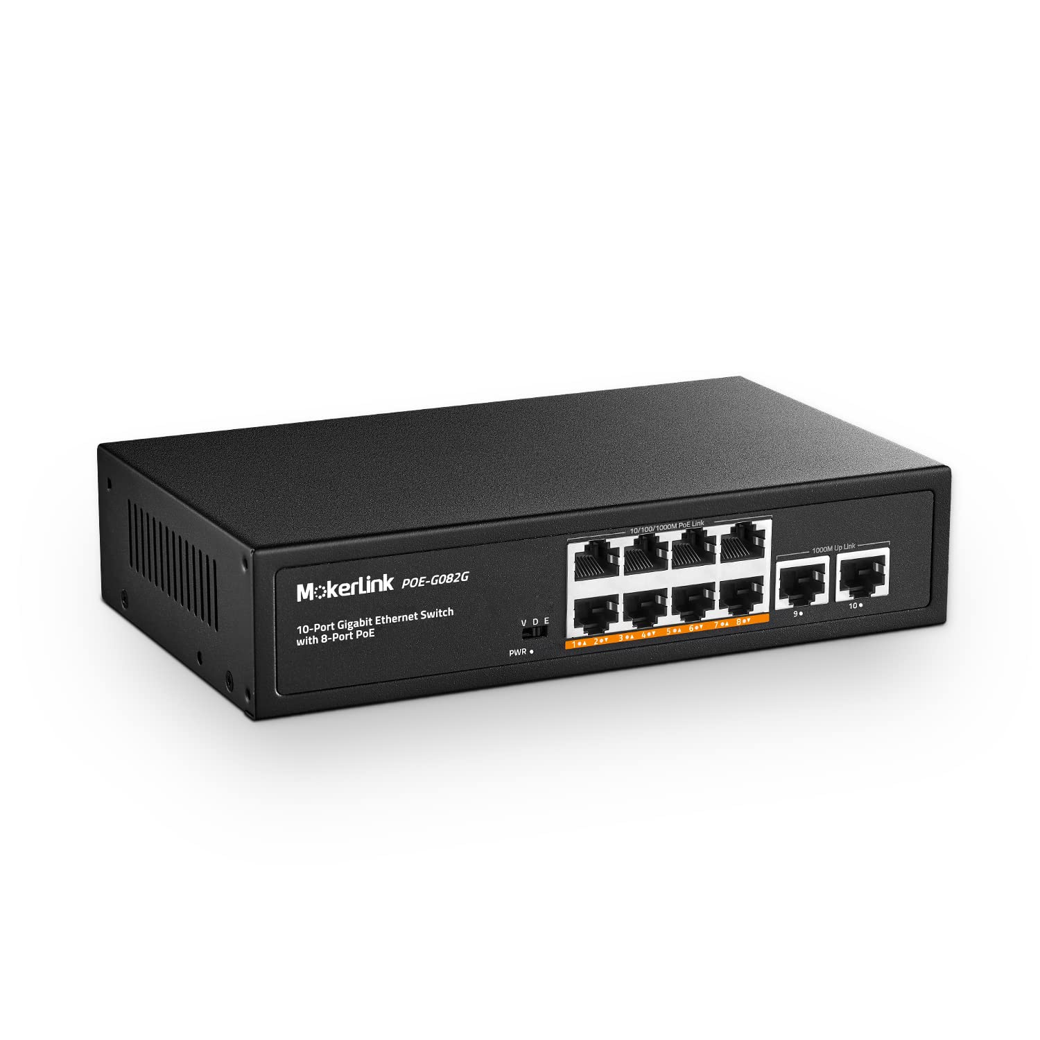 Mokerlink Switch PoE Gigabit 10 Porte 120W
