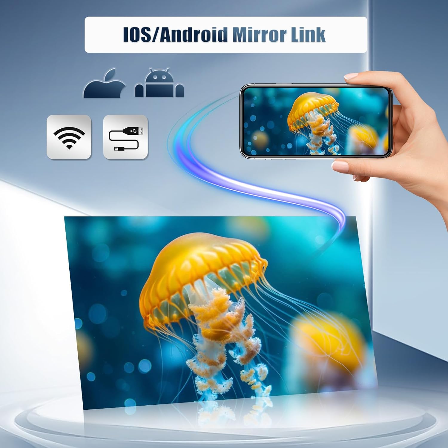 Camecho Autoradio Android 13 2+64G 9" per Suzuki Splash Ritz - immagine 7