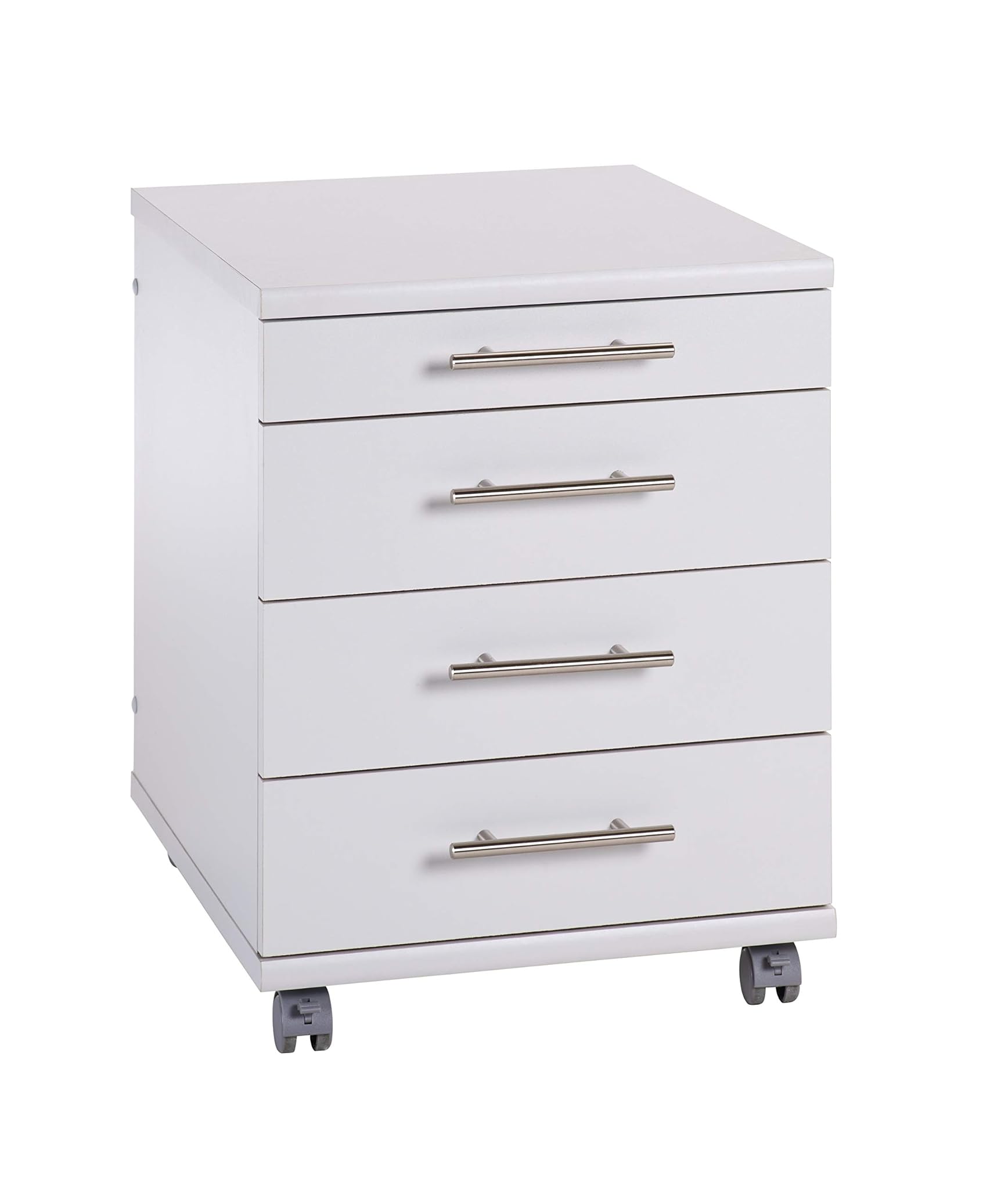 Möbelpartner Till - Cassettiera da Ufficio in Legno, Grigio