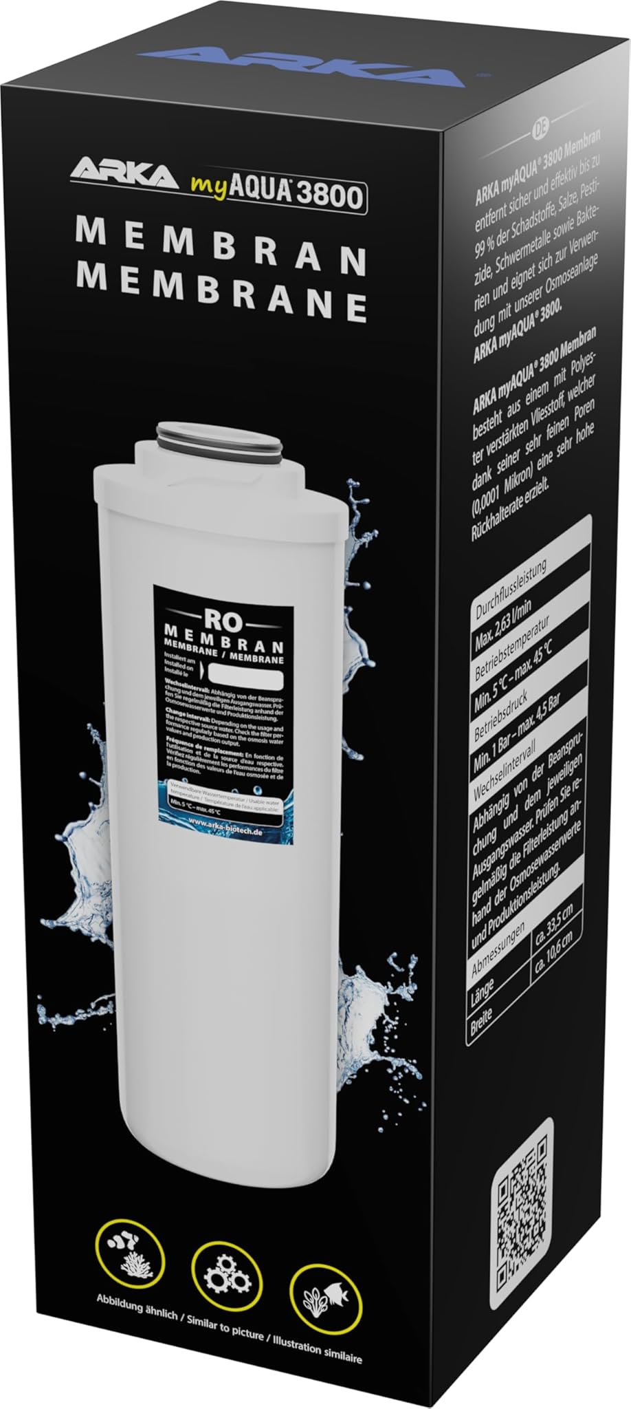 Arka myAQUA 3800 - Membrana Filtro Acqua Alte Prestazioni