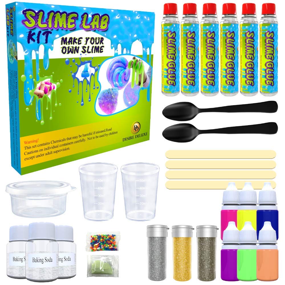 Desire Deluxe Kit Slime Fai da Te - Slime Lab Completo | Velz