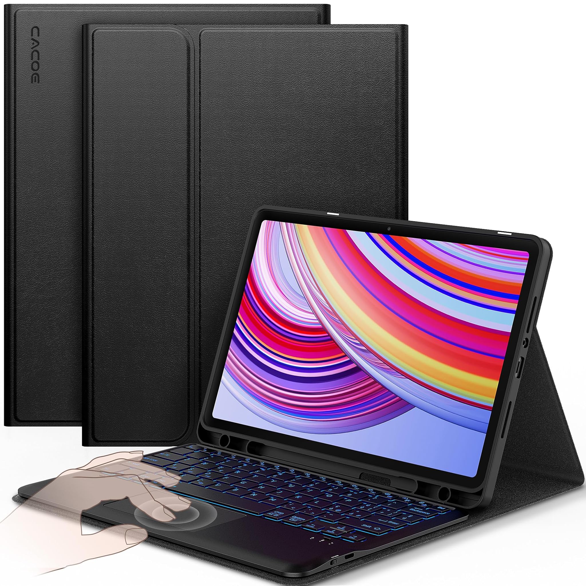 Cacoe Cover con Tastiera Redmi Pad Pro 12.1 / Xiaomi Poco Pad 12.1