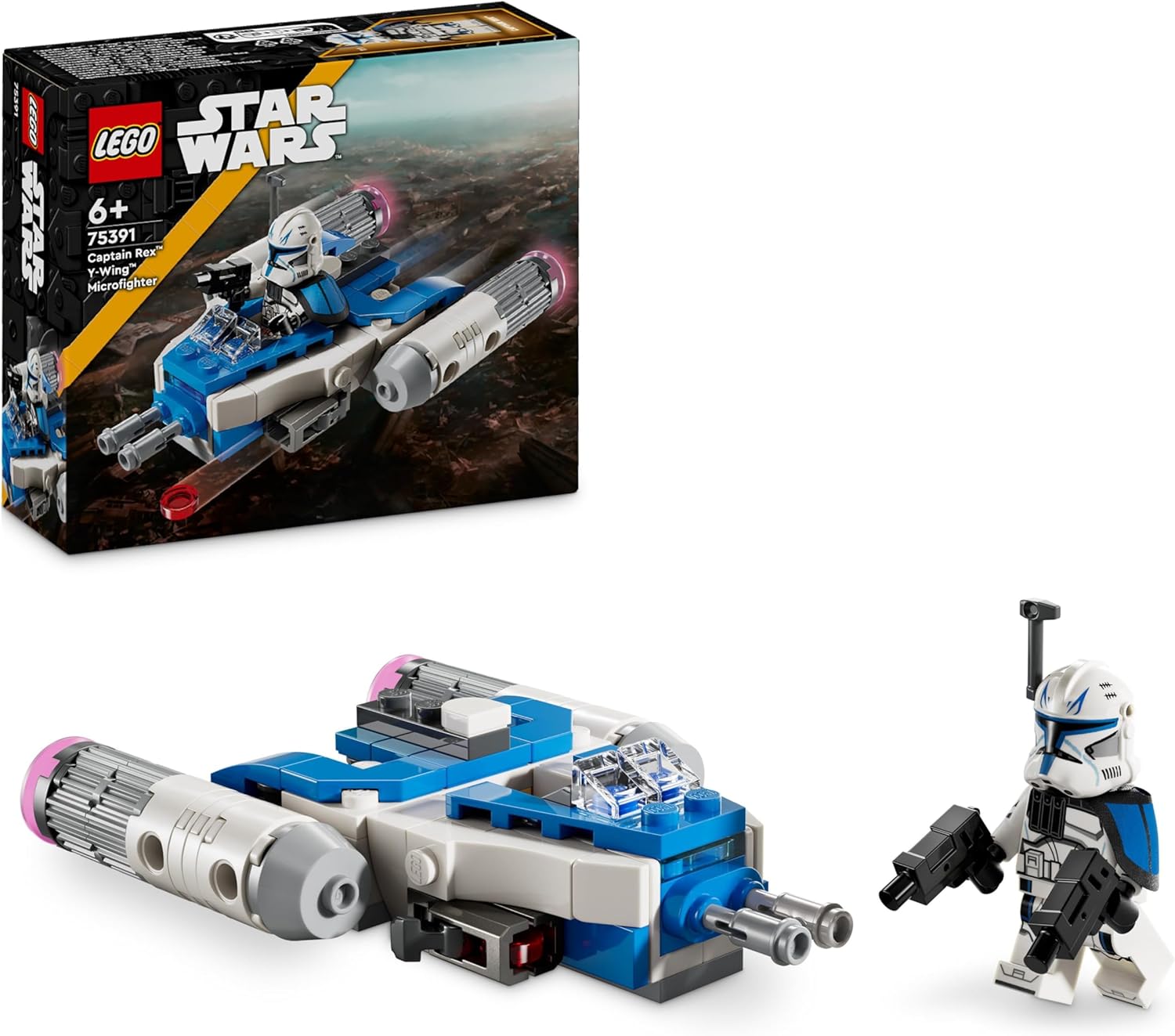 Lego Star Wars Microfighter Y-wing di Captain Rex 75391 - immagine 1