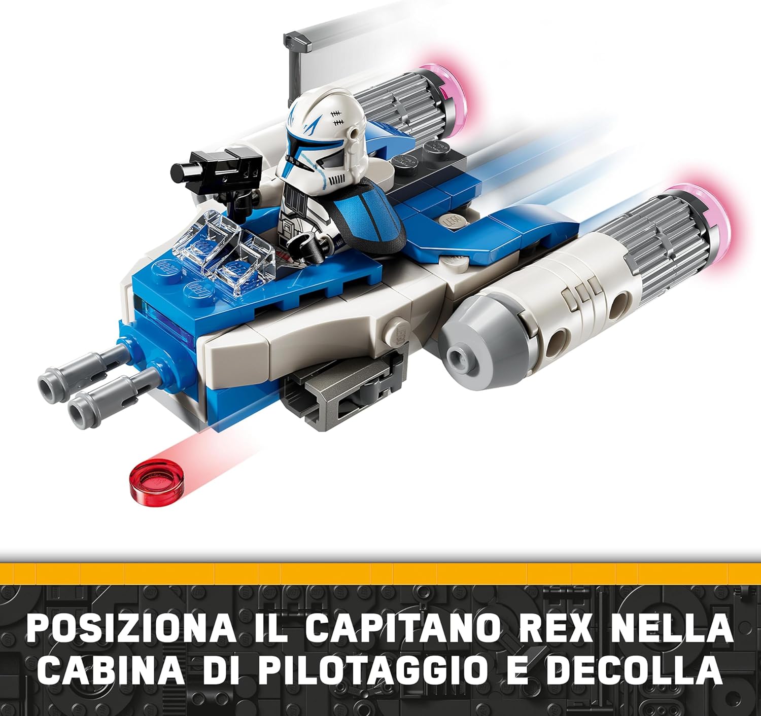 Lego Star Wars Microfighter Y-wing di Captain Rex 75391 - immagine 5