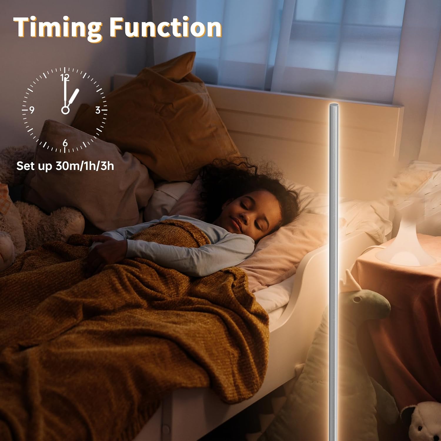 Fortand Lampada da Terra LED Dimmerabile 147CM - immagine 4