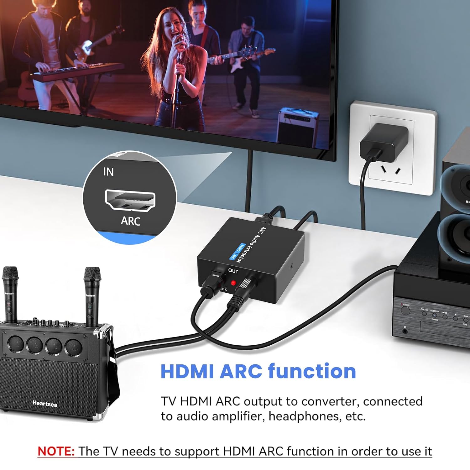 HDMI ARC Audio Extractor 192kHz - immagine 2