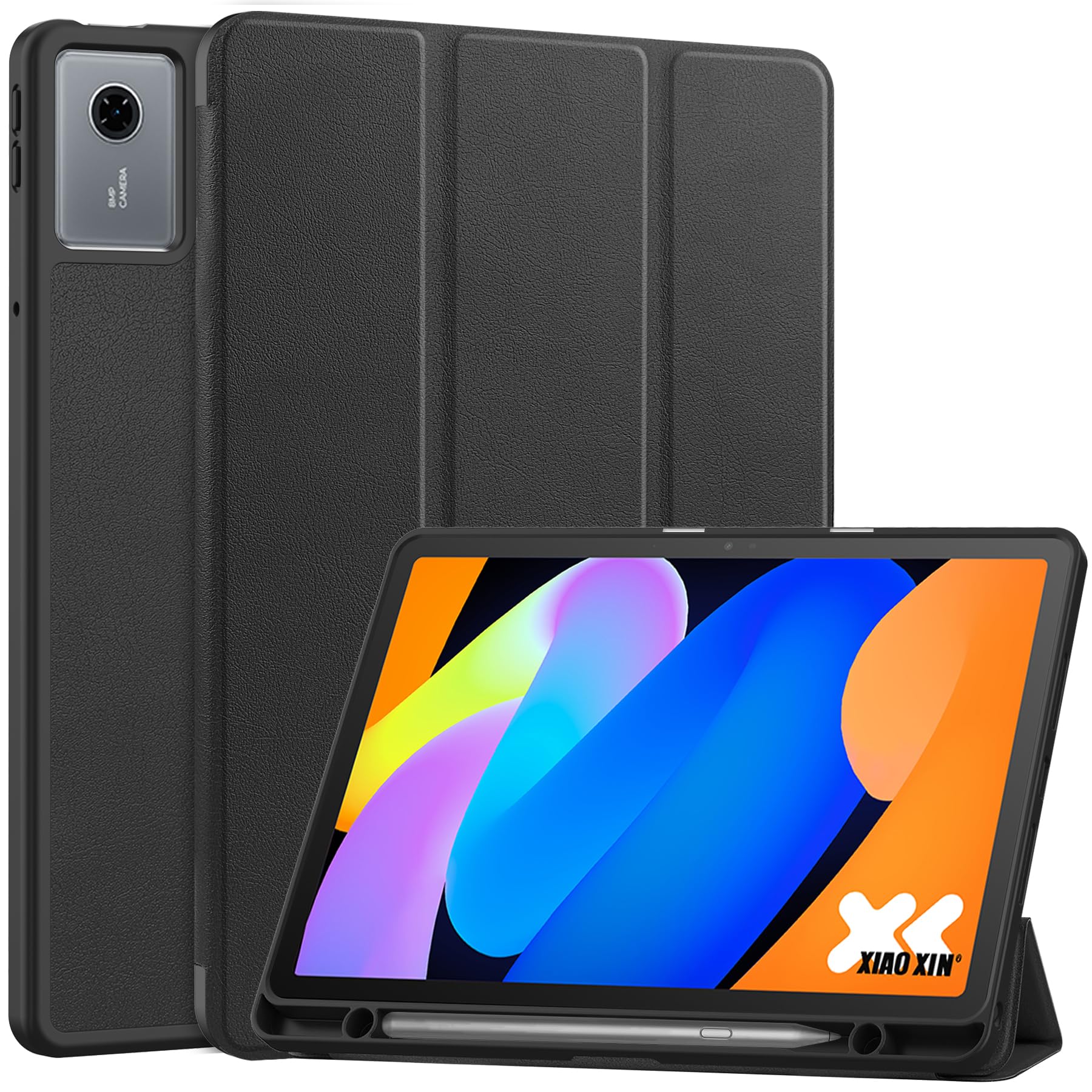 Cover per Lenovo Idea Tab 11 Pollici con Portapenne, Nero