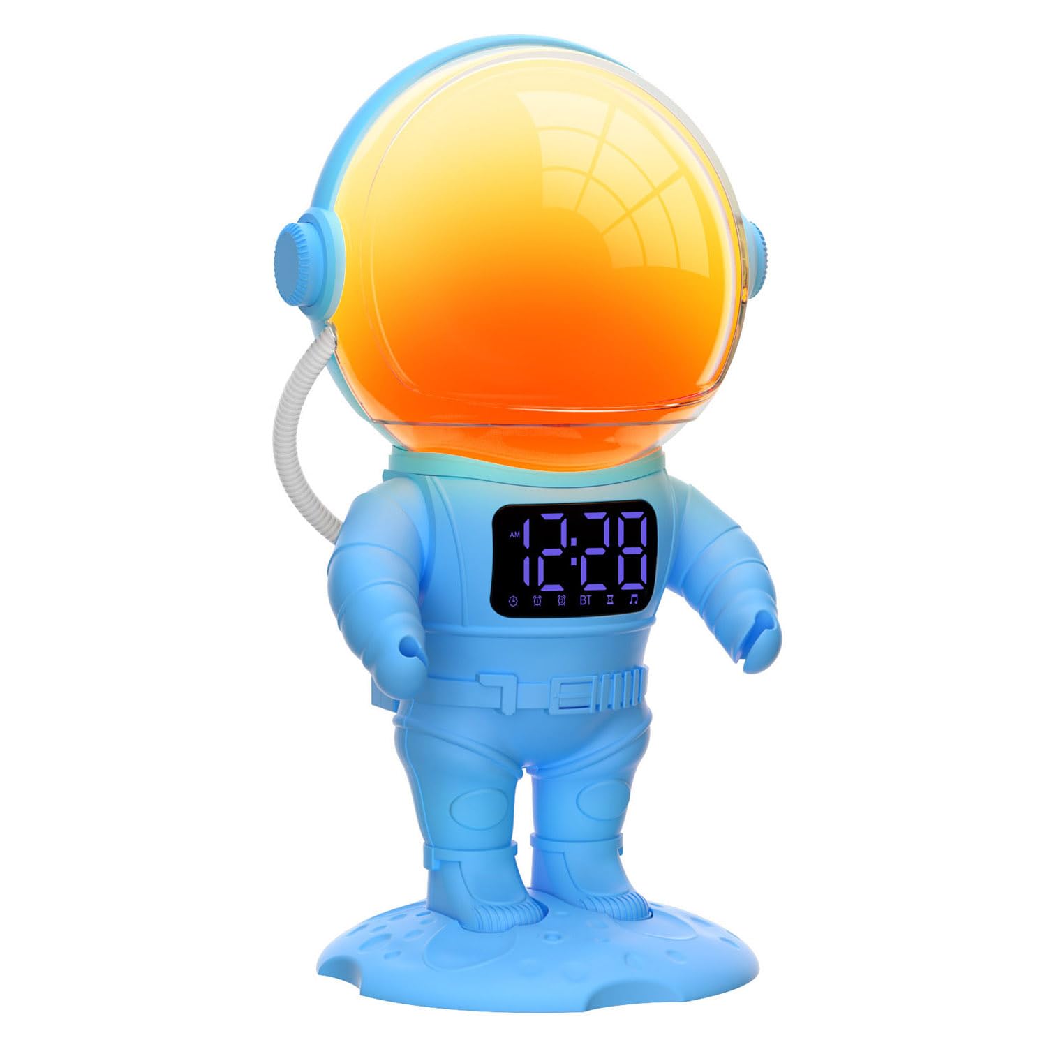 Afexoa Sveglia Bambini con Luce e Altoparlante Bluetooth