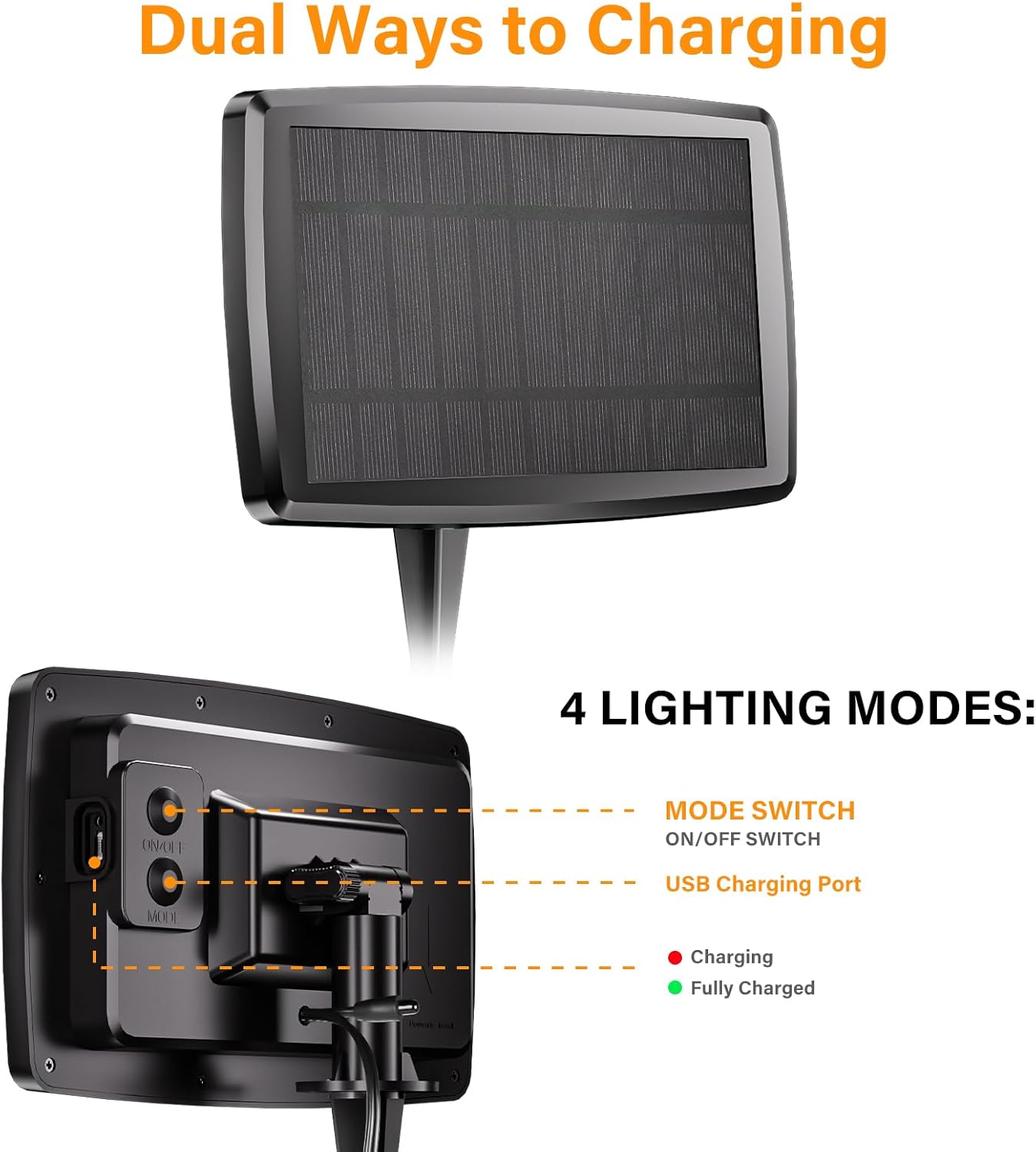 Bedee Catena Luminosa Solare Esterno 15,3m IP45 - immagine 5