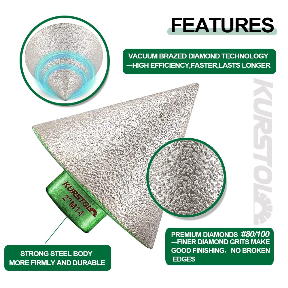 Kurstol Punte Diamantate Gres Porcellanato 13 Pezzi - immagine 8