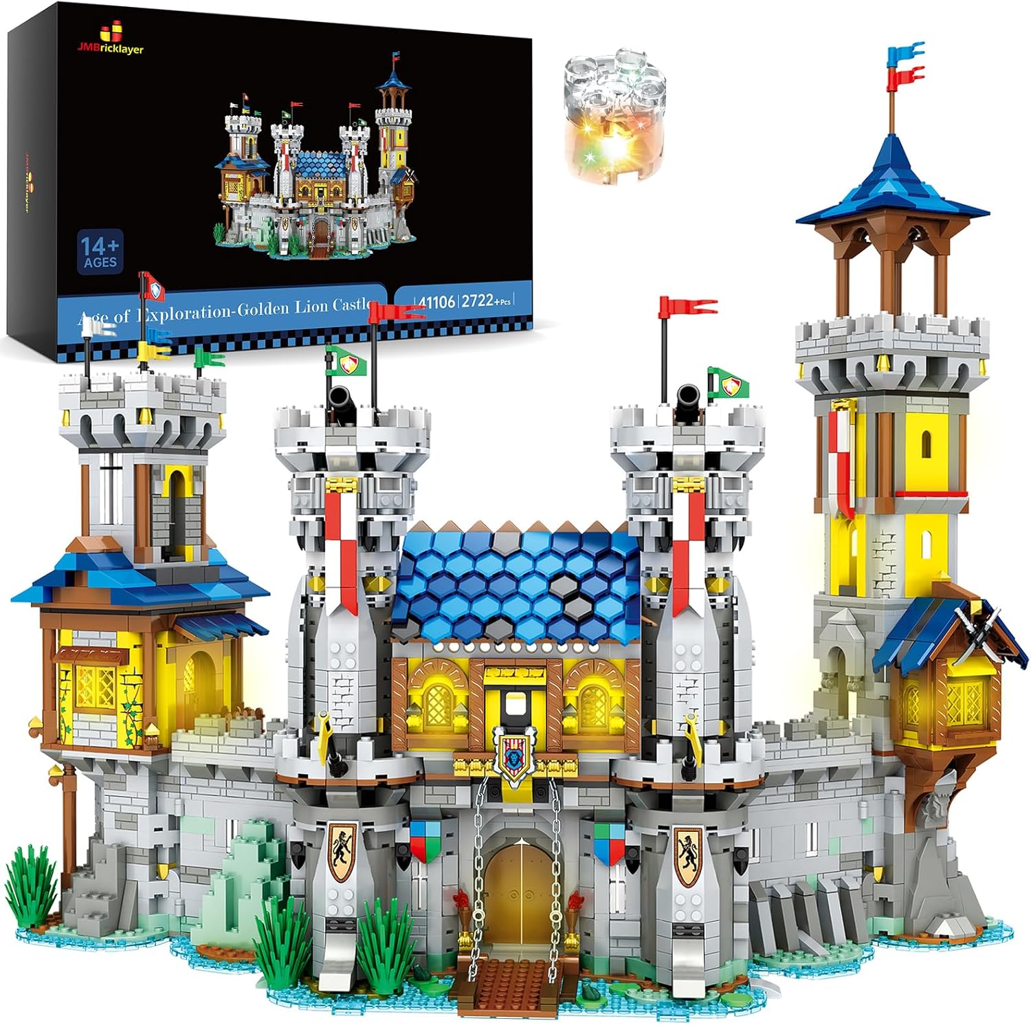 Jmbricklayer - Castello Medievale con Luce LED - immagine 1