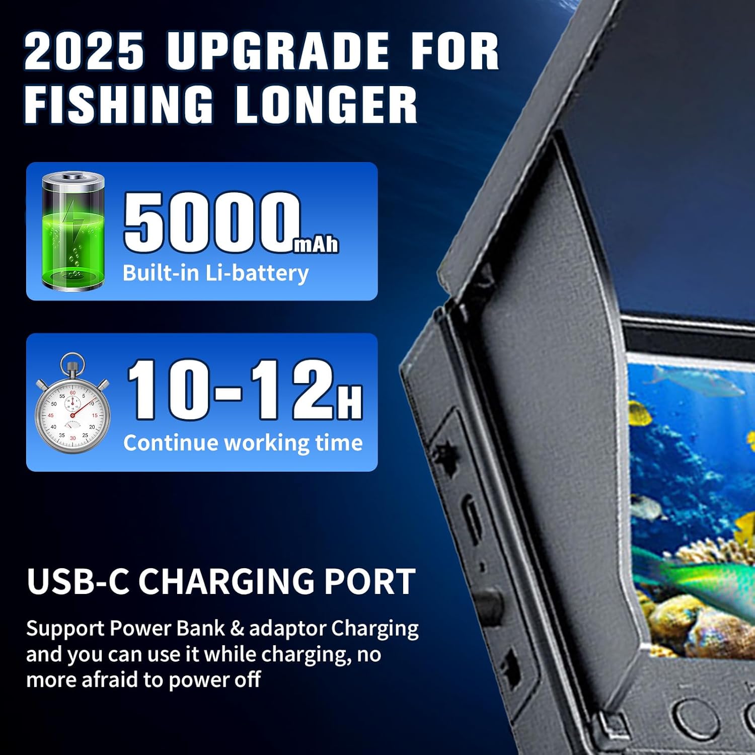 Fish Finder - Telecamera Subacquea IP68 30m - immagine 2