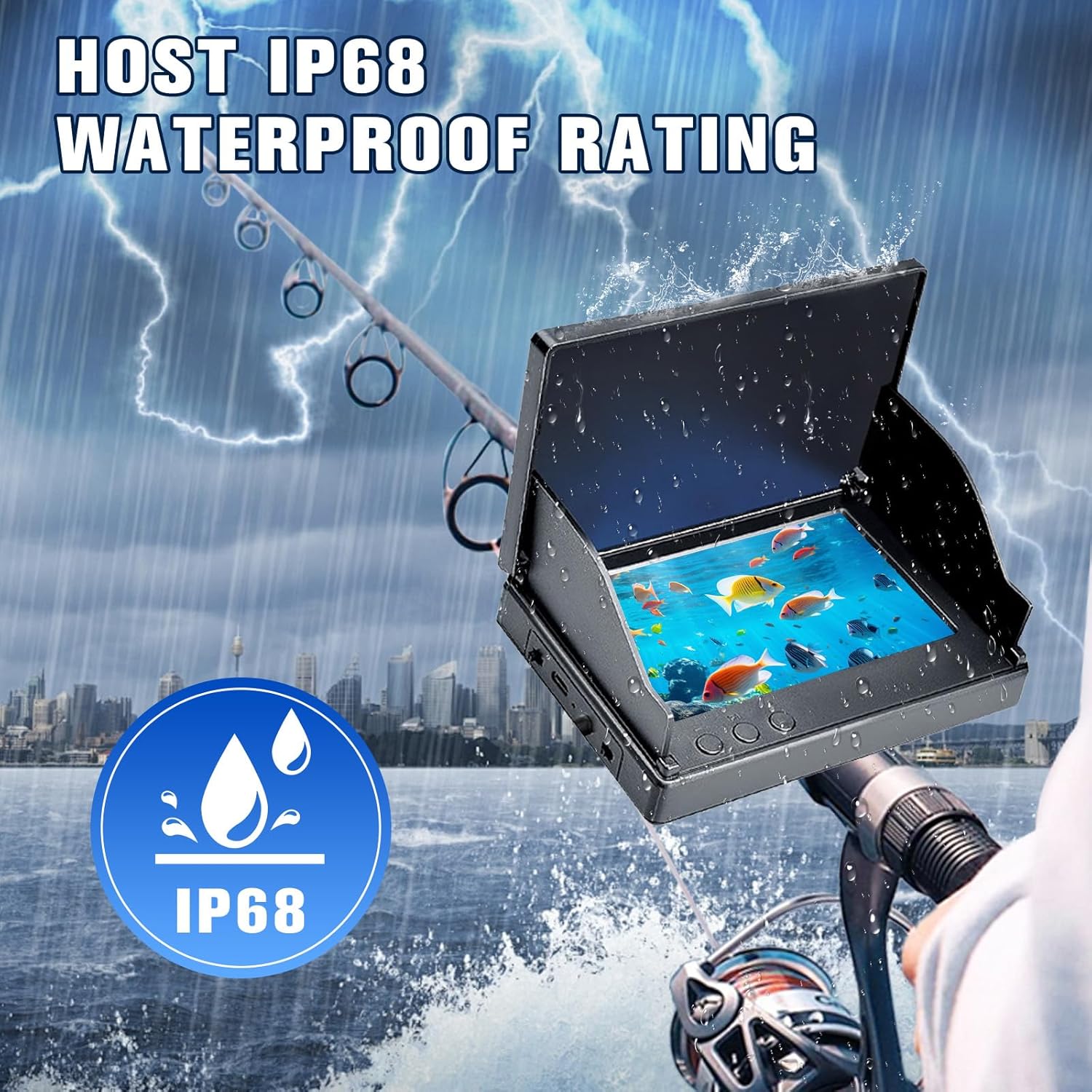 Fish Finder - Telecamera Subacquea IP68 30m - immagine 3