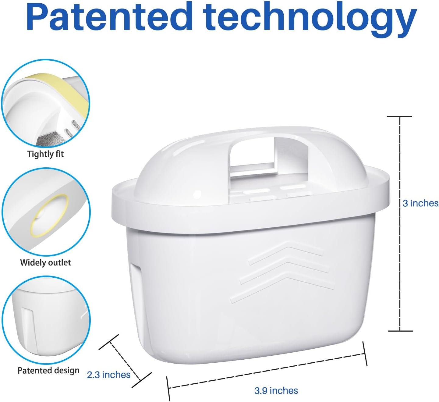everspring 6 Filtri Acqua Ricambio per Brita Maxtra+ - immagine 2