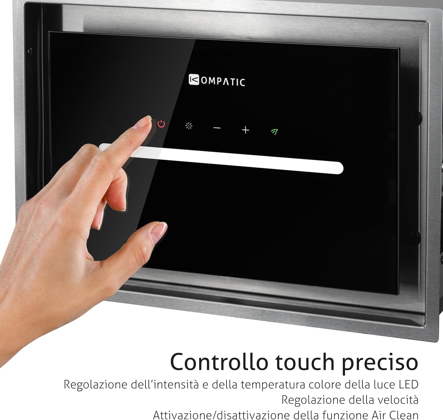 Kompatic HANA 40 - Cappa Aspirante Classe A++ - immagine 4