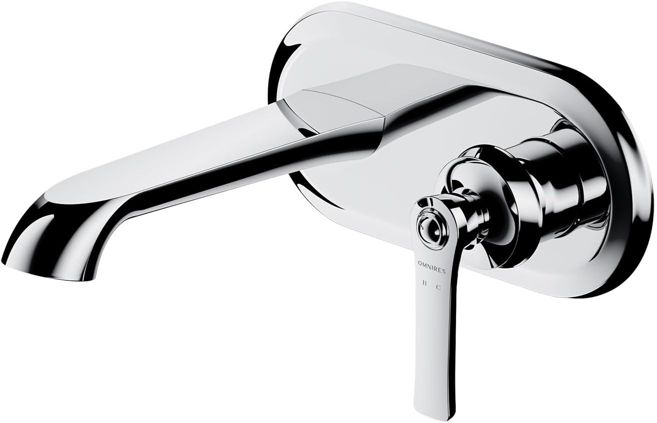 Omnires Y1215HBL, Rubinetto lavabo ad incasso Y, Black