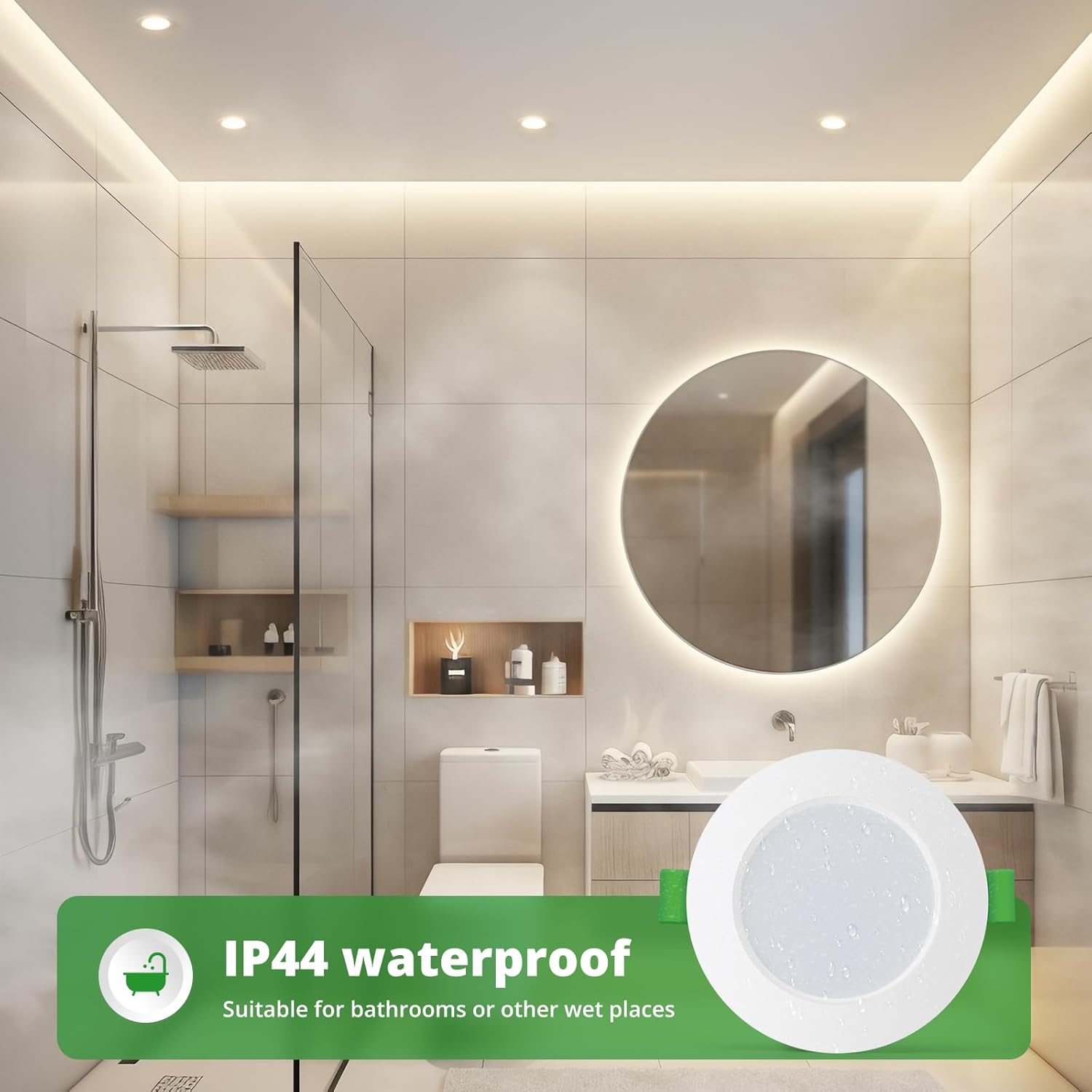 Homeow Set 20 Faretti LED Incasso Dimmerabili 7W - immagine 4