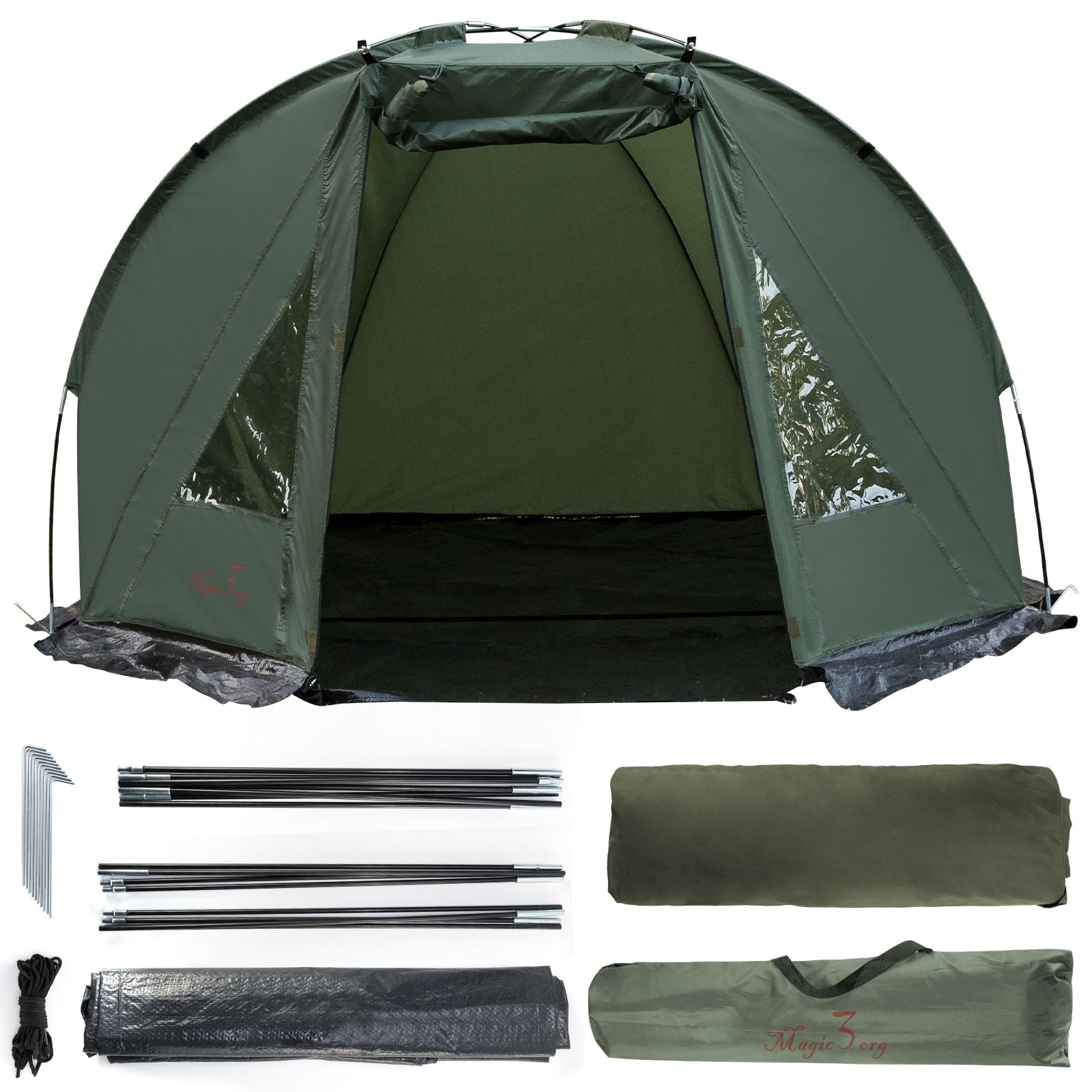 Magic3org Tenda da Campeggio 1-2 Persone Ultra Leggera