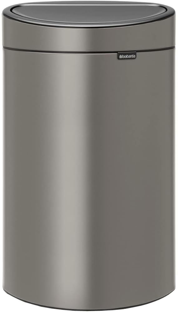 Brabantia Touch Bin New Pattumiera, 40 l, Platinum