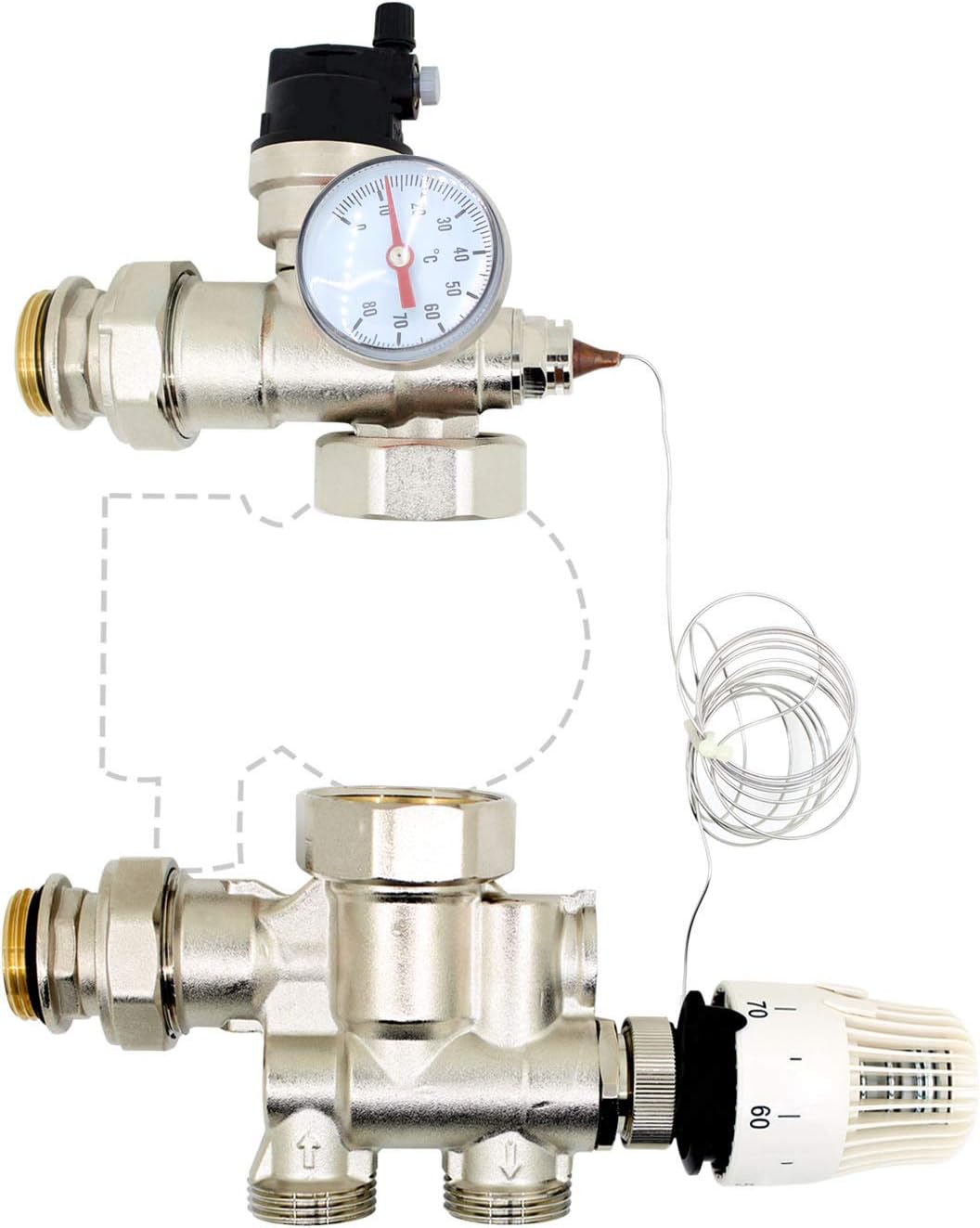 Kit Gruppo Pompa Riscaldamento per Collettore - immagine 1