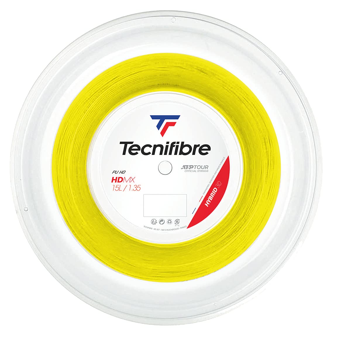 Tecnifibre 200M-HDMX - Corda da Tennis Giallo