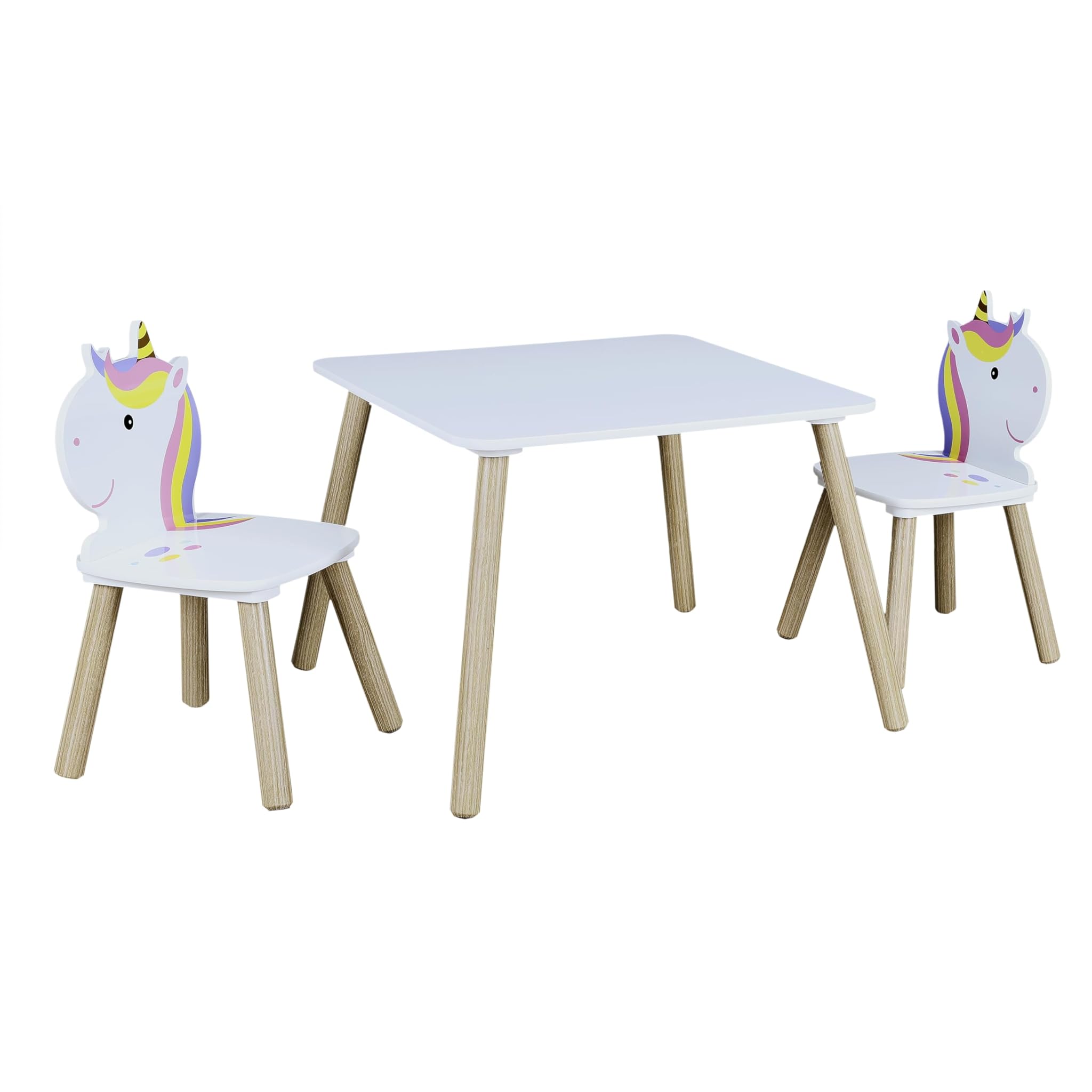 HOME DECO KIDS MESA C/2 SILLAS INF. UNICORNIO