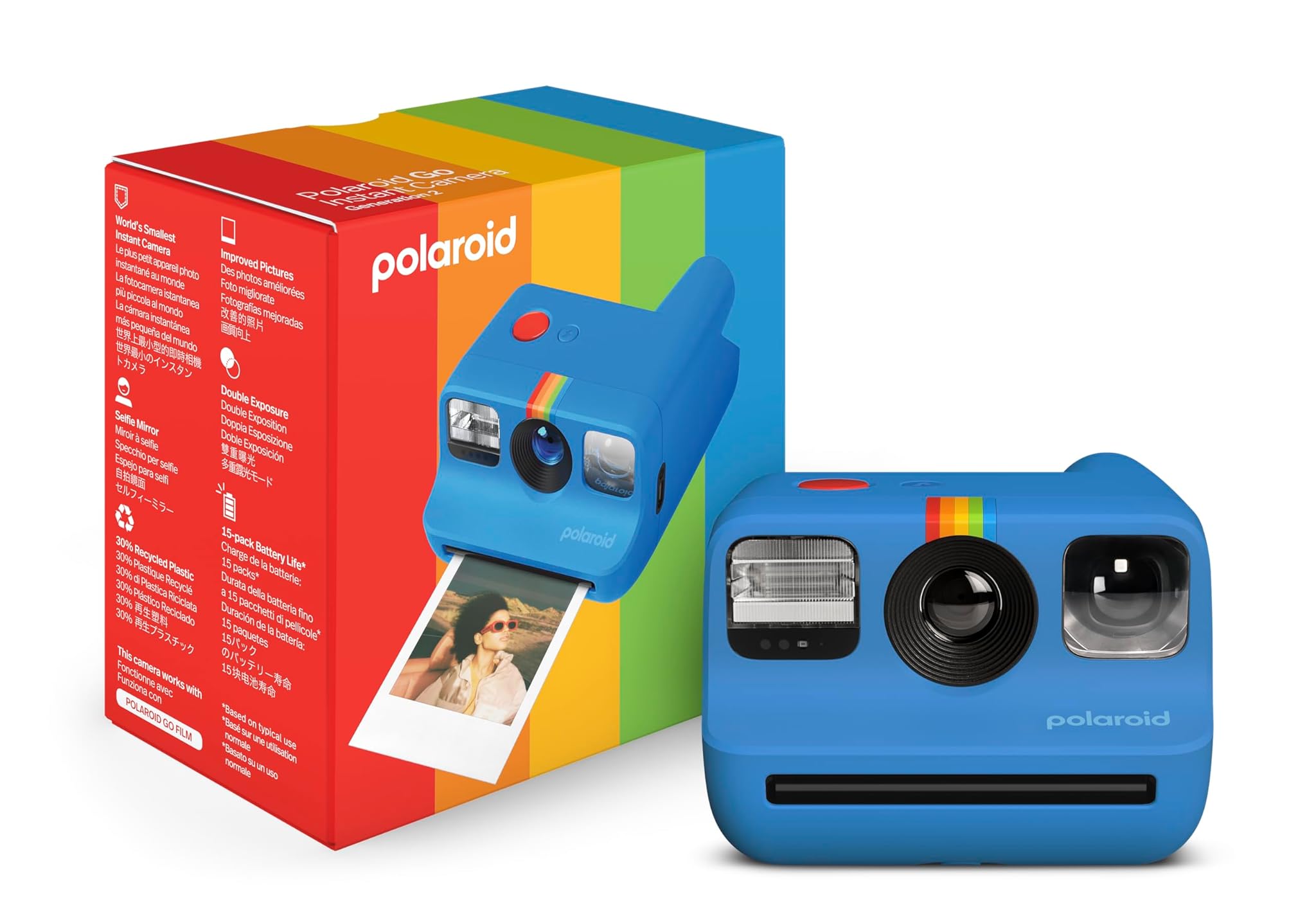 Polaroid Go Generation 2 - Fotocamera Istantanea, Blu