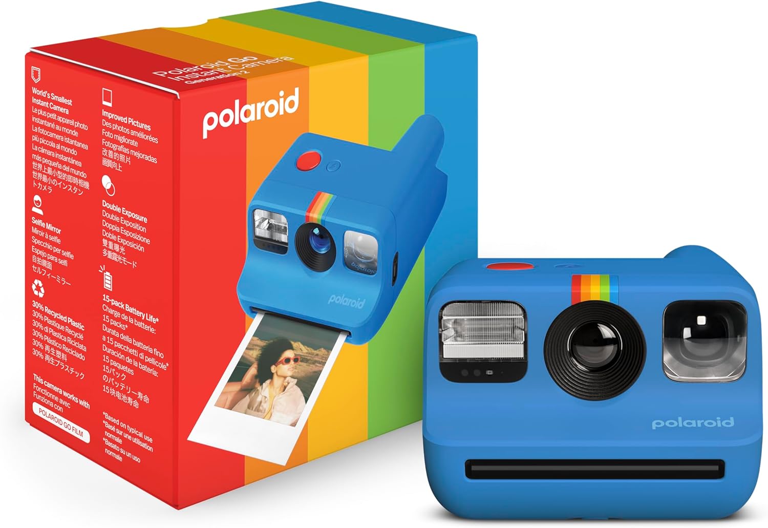 Polaroid Go Generation 2 - Fotocamera Istantanea, Blu - immagine 1