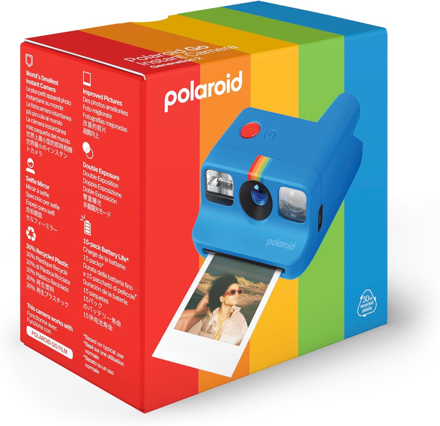 Polaroid Go Generation 2 - Fotocamera Istantanea, Blu - immagine 8