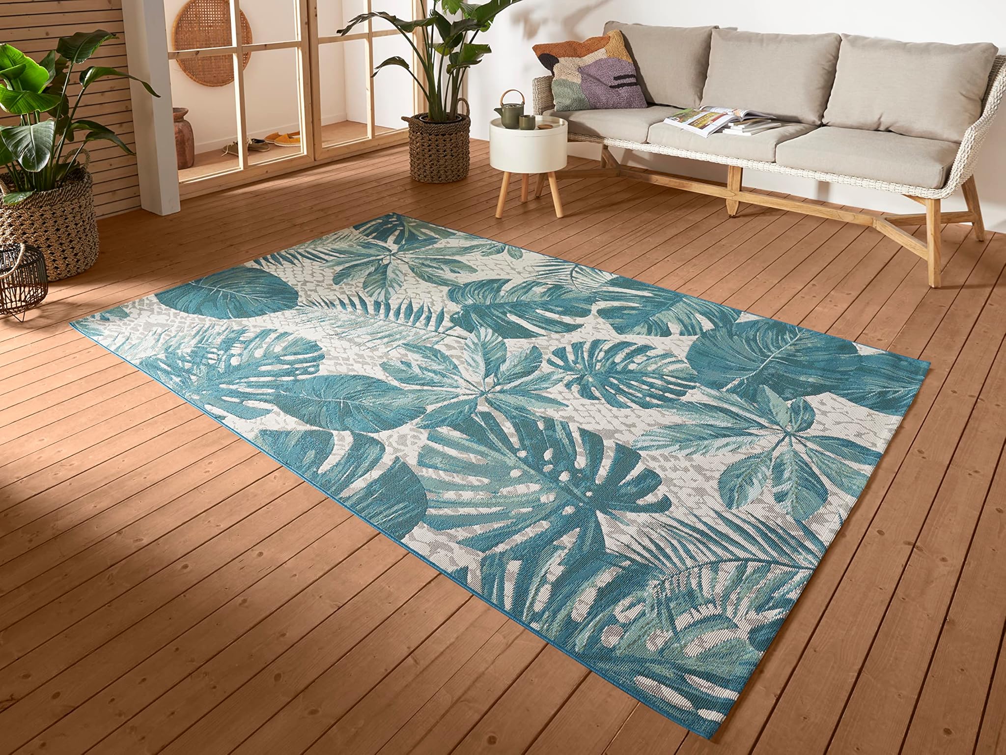 Hanse Home Tropical Leaves - Tappeto Interni/Esterni