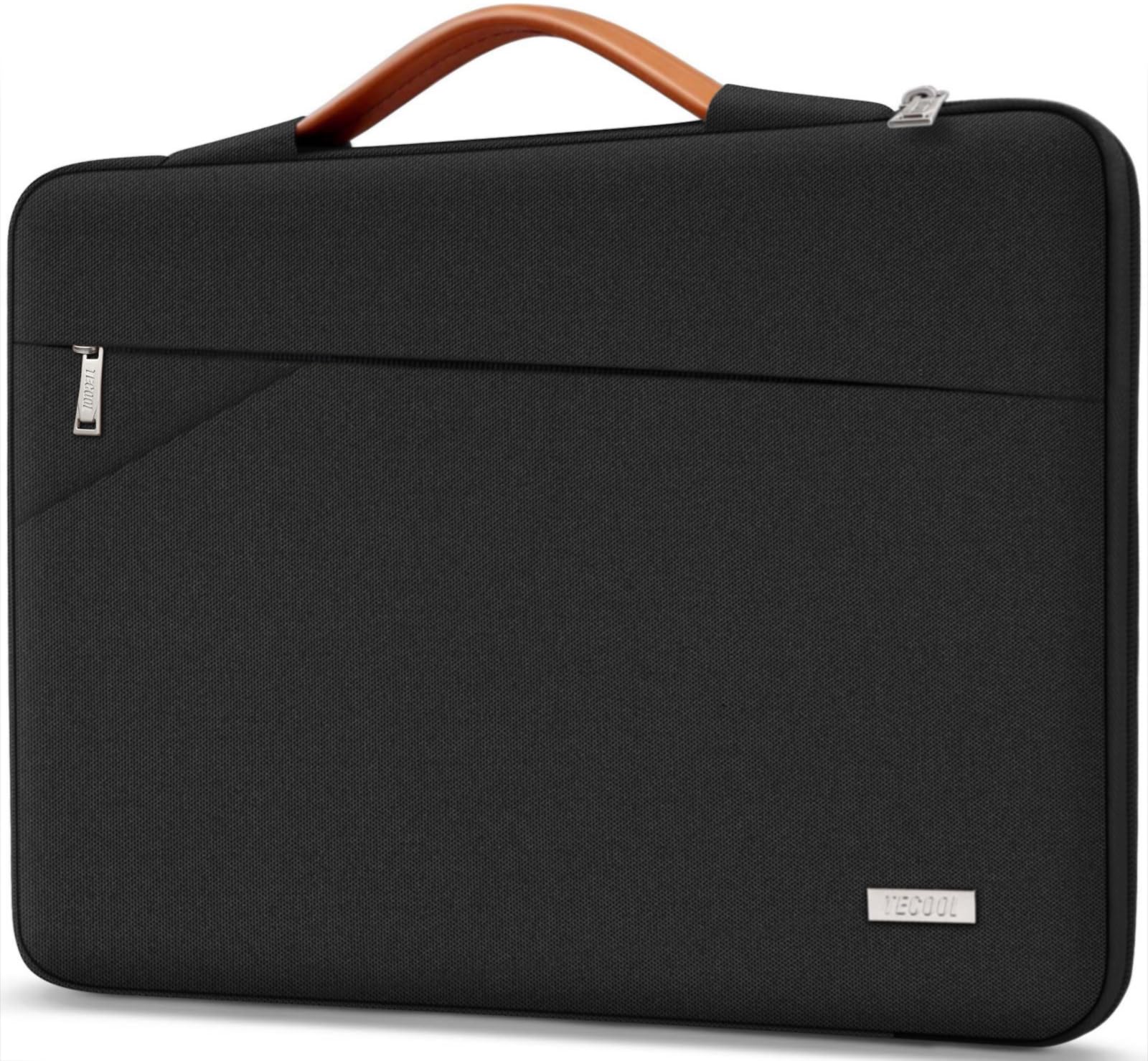 TECOOL Custodia PC Portatile 15,6 Pollici, Nero