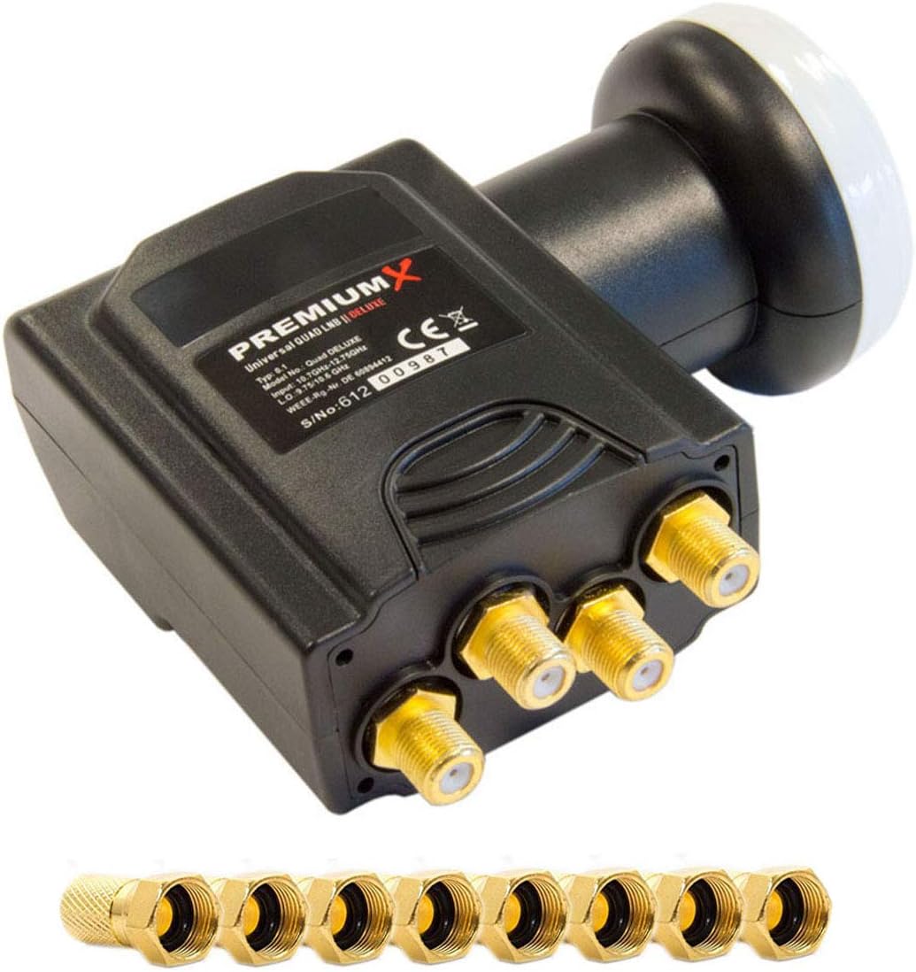 Premium X Deluxe Quad LNB PLL SAT per 4 Partecipanti - immagine 1
