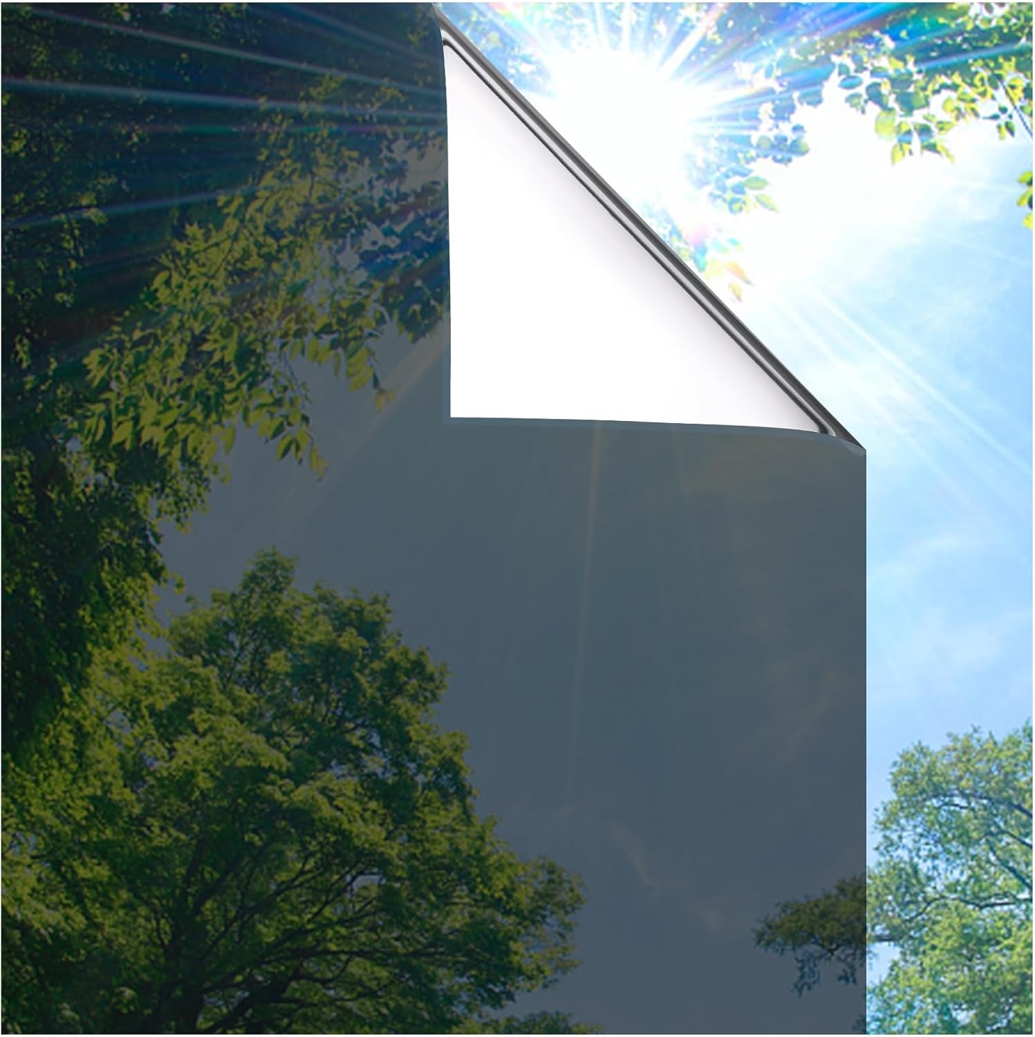 Lifetree Pellicola a Specchio per Finestra 90x600 cm - immagine 1