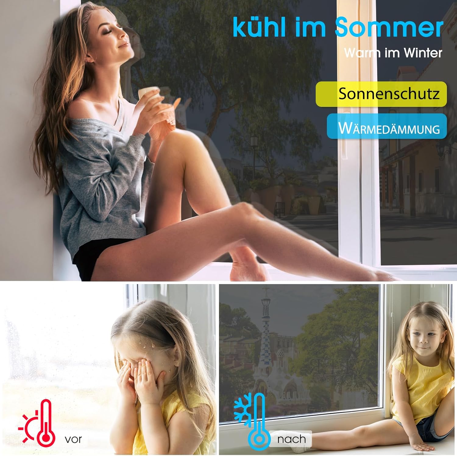 Lifetree Pellicola a Specchio per Finestra 90x600 cm - immagine 2